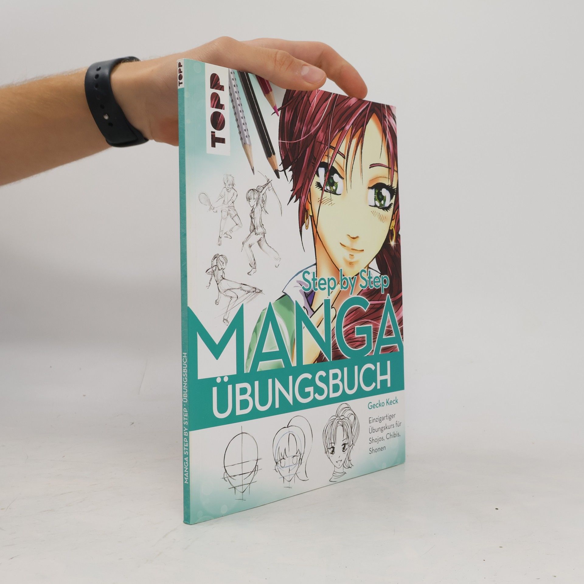 Step by step Manga Übungsbuch