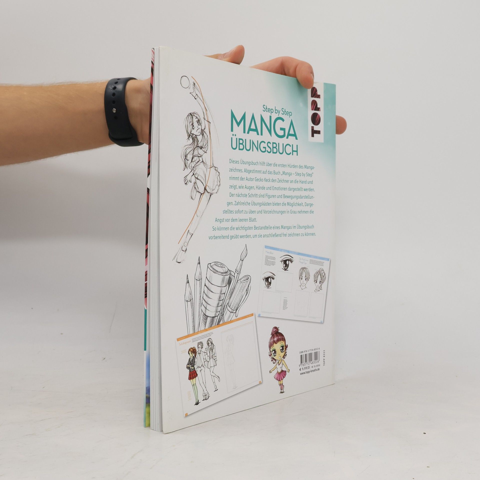 Gecko Keck Step by step Manga Übungsbuch