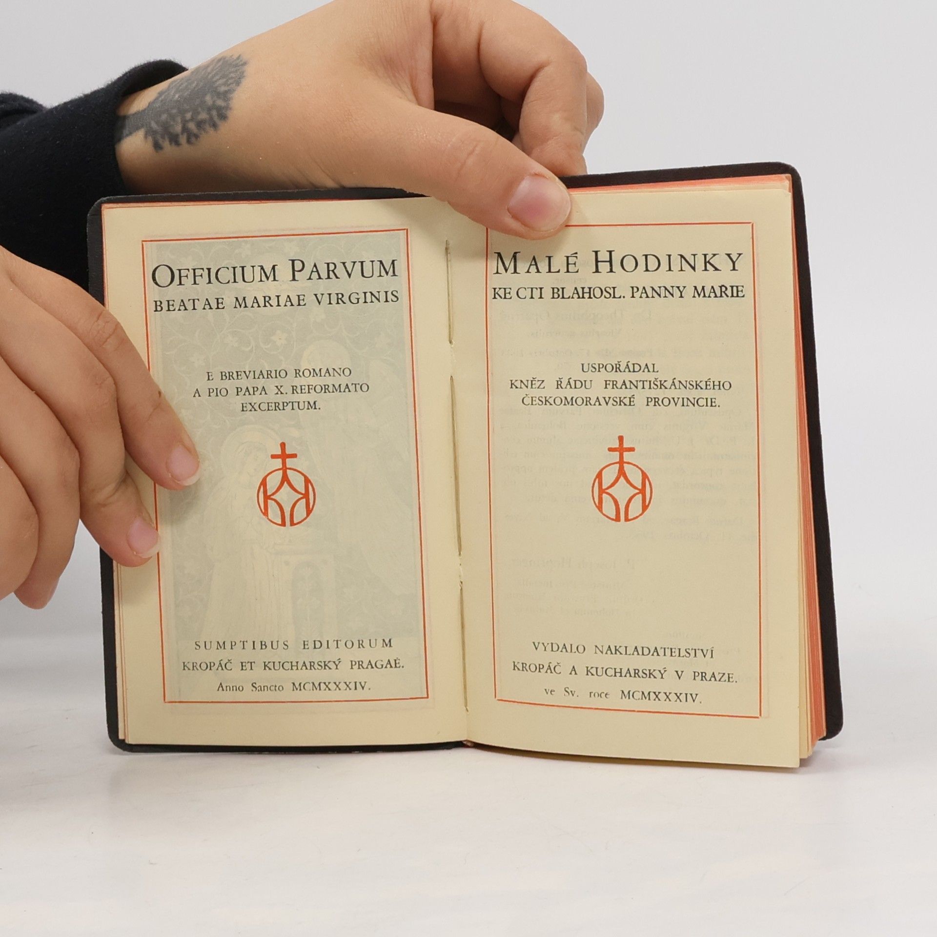Martinián Krajčír Officium Parvum Beatae Mariae Virginis. Malé hodinky k preblahoslavenej Panne Márii