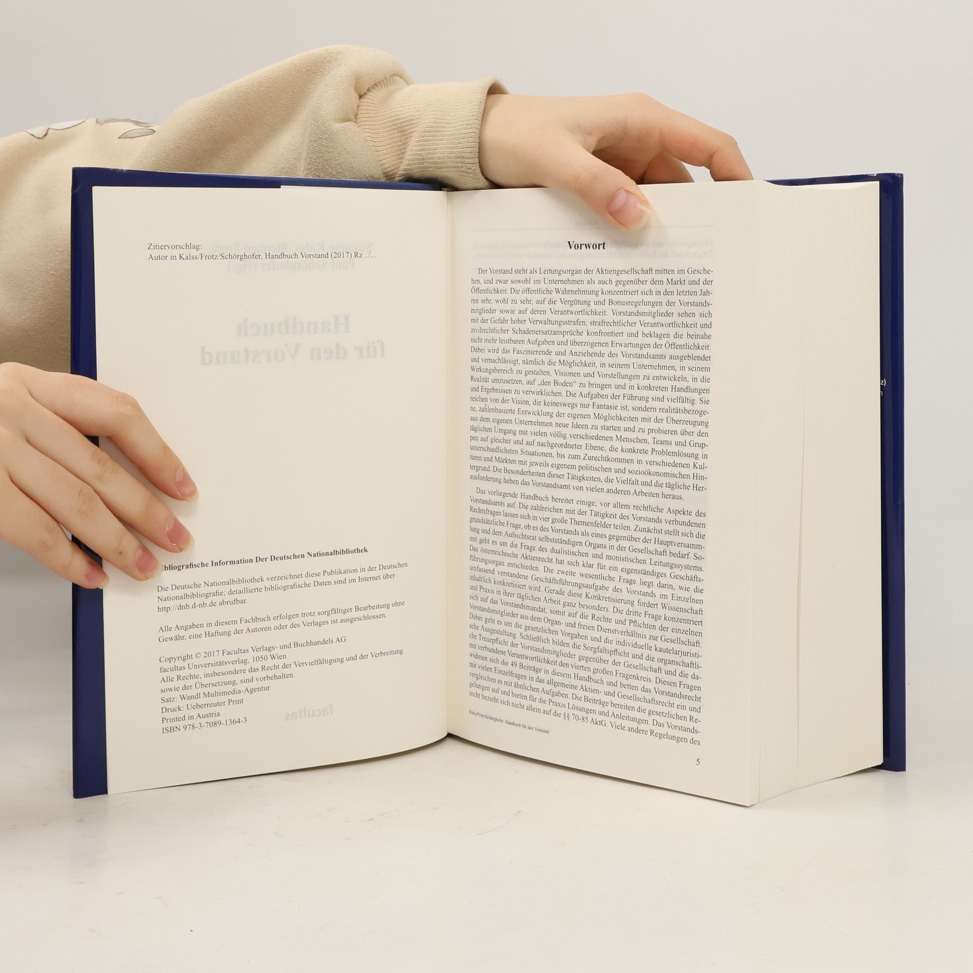 Susanne Kalss Handbuch für den Vorstand