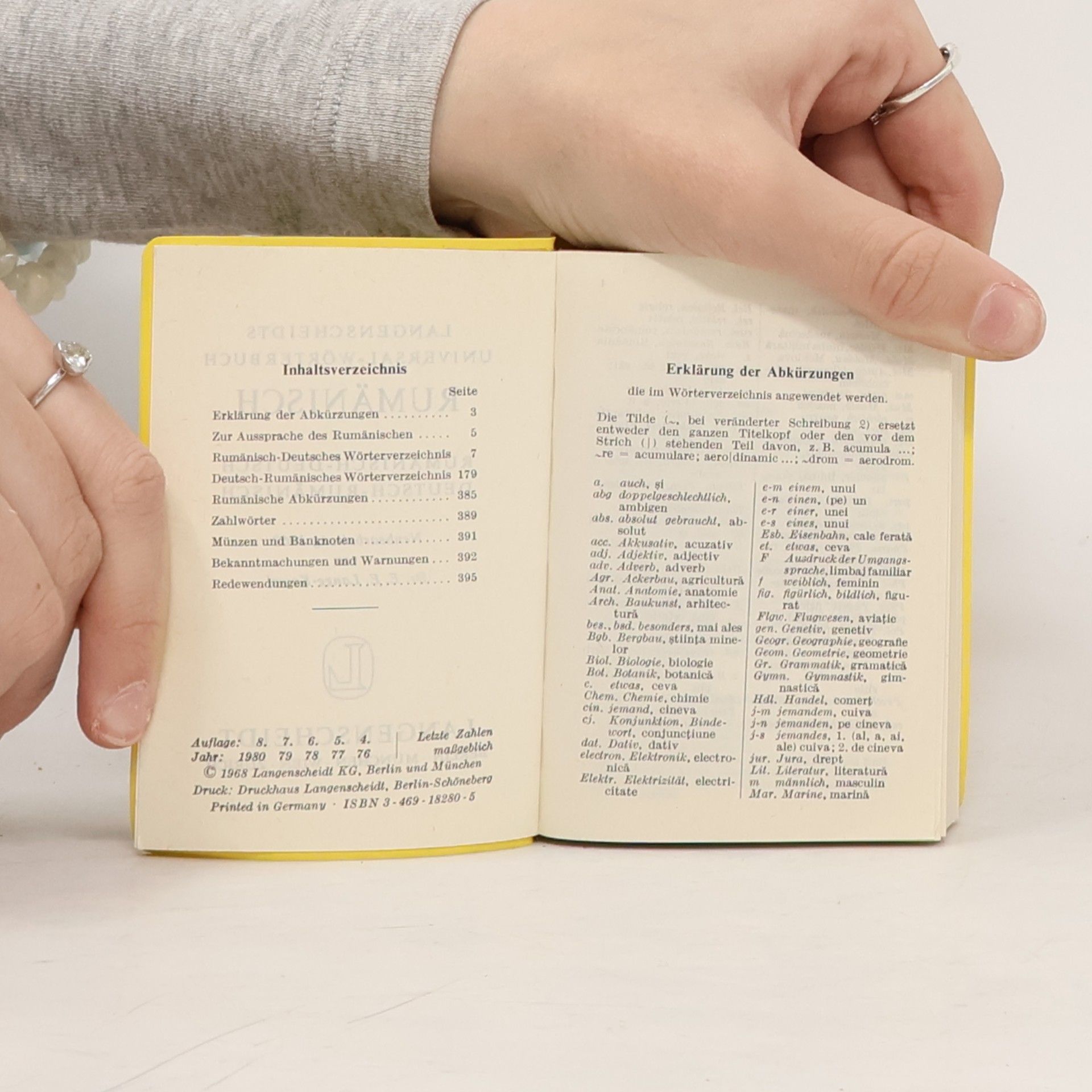 Ernst Erwin Lange-Kowal Langenscheidts Universal-Wörterbuch Rumänisch