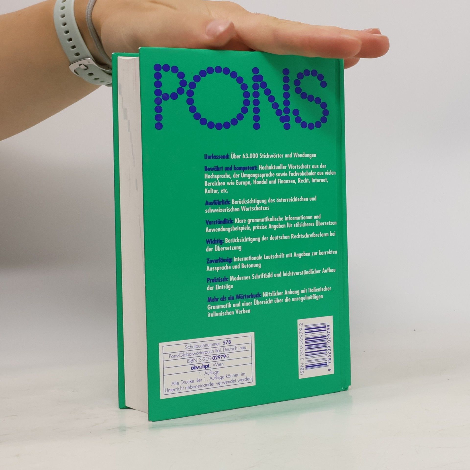 Autorenkollektiv PONS Wörterbuch für Schule und Studium. Globalwörterbuch Italienisch-Deutsch 1