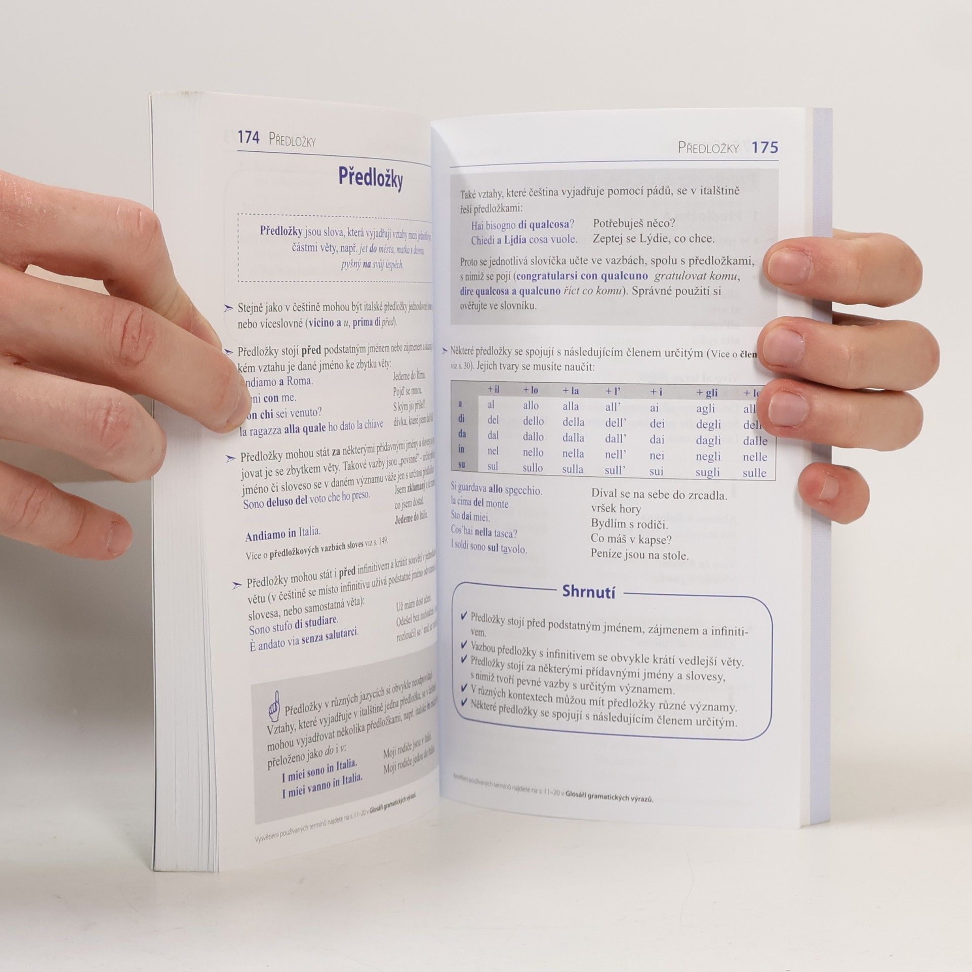 Autores varios Italská gramatika v kostce