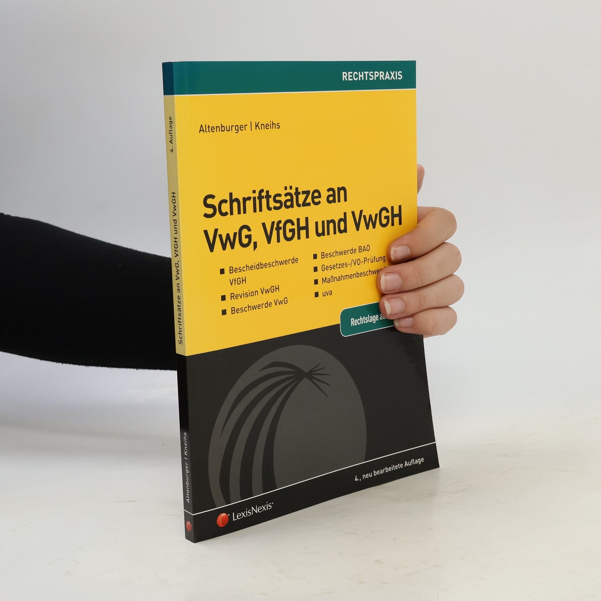 Benjamin Kneihs Rechtspraxis: Schriftsätze an VwG, VfGH und VwGH