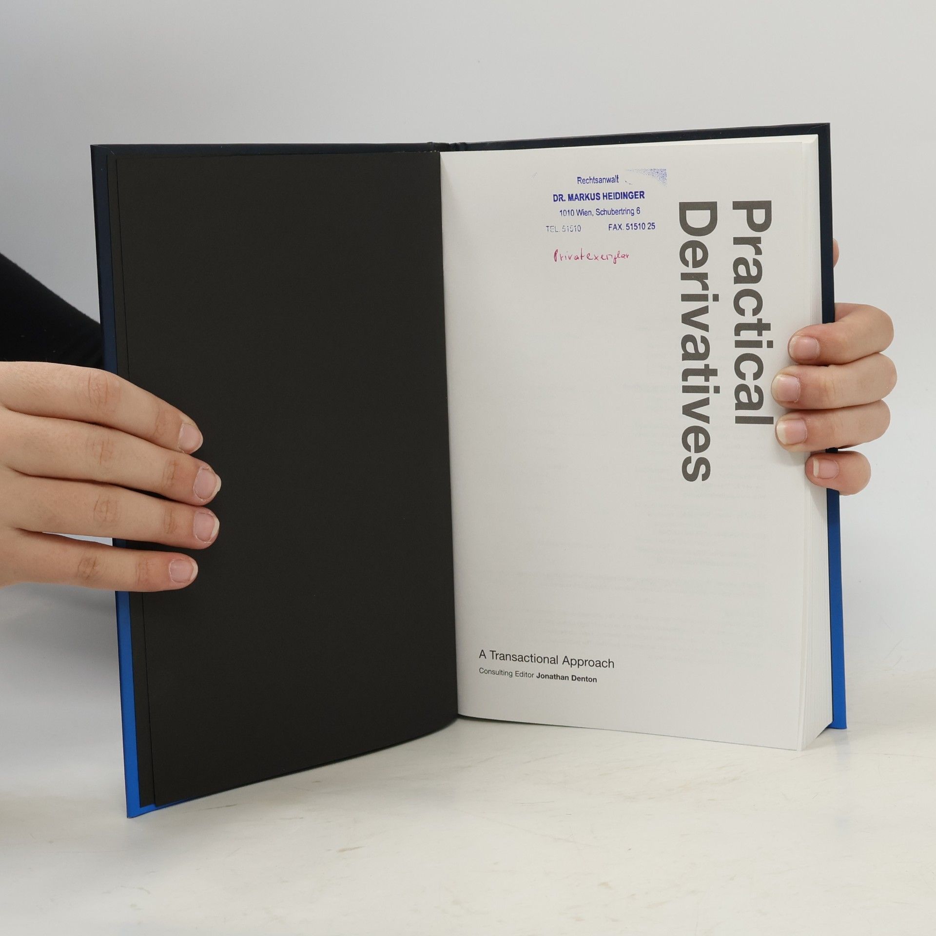 Jonathan Denton Practical Derivatives