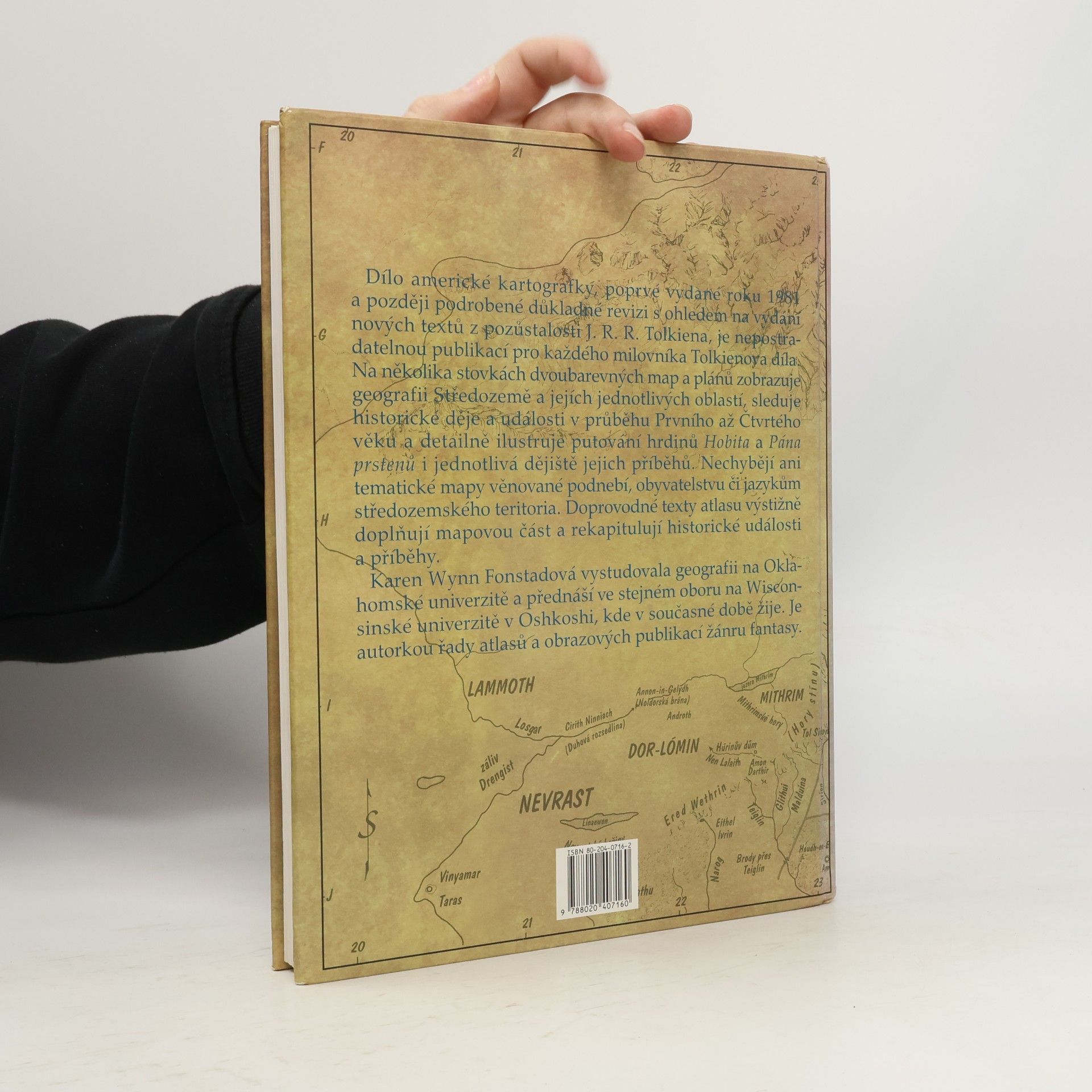 Karen Wynn Fonstad Atlas Středozemě