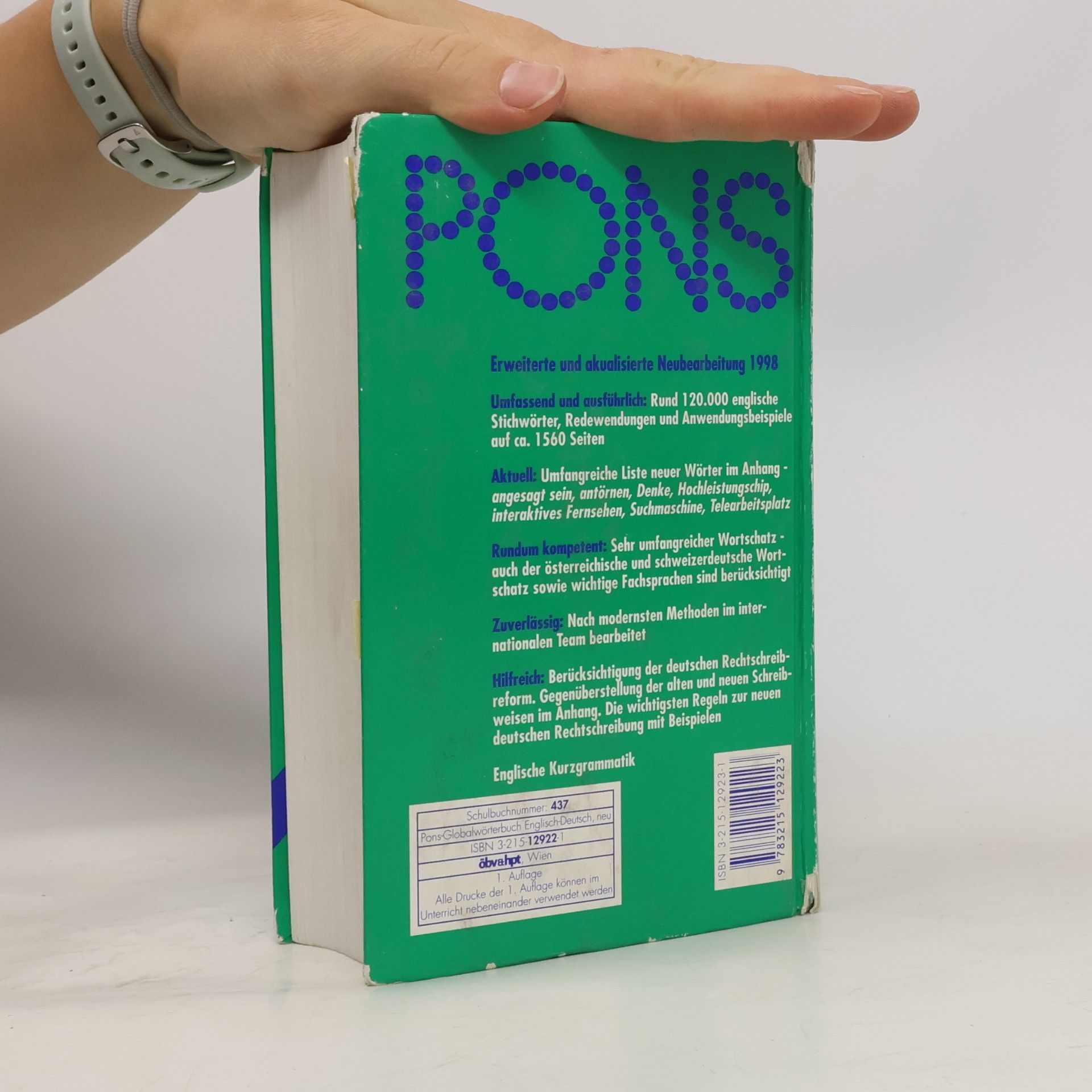 Various authors Pons. Wörterbuch für Schule und Studium. Englisch-Deutsch