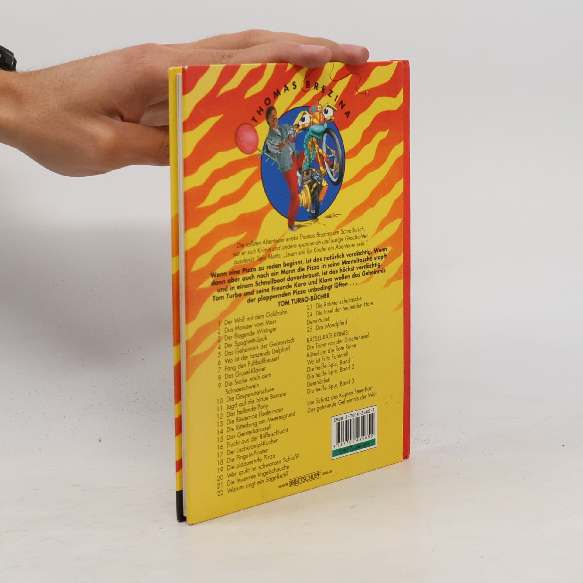 Thomas Brezina Tom Turbo: Die plappernde Pizza