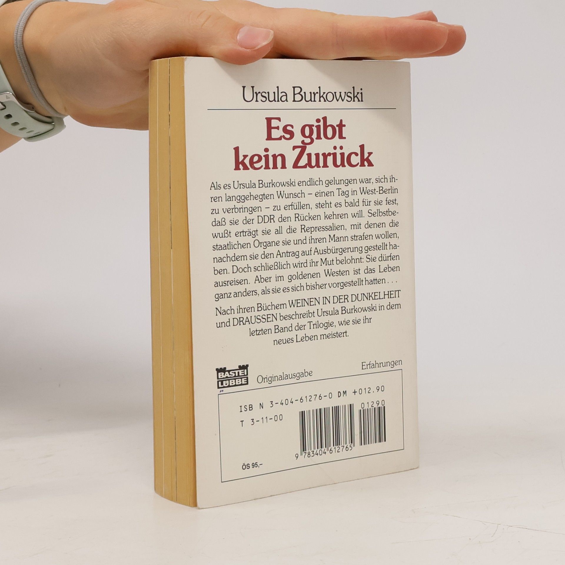 Ursula Burkowski Es gibt kein Zurück