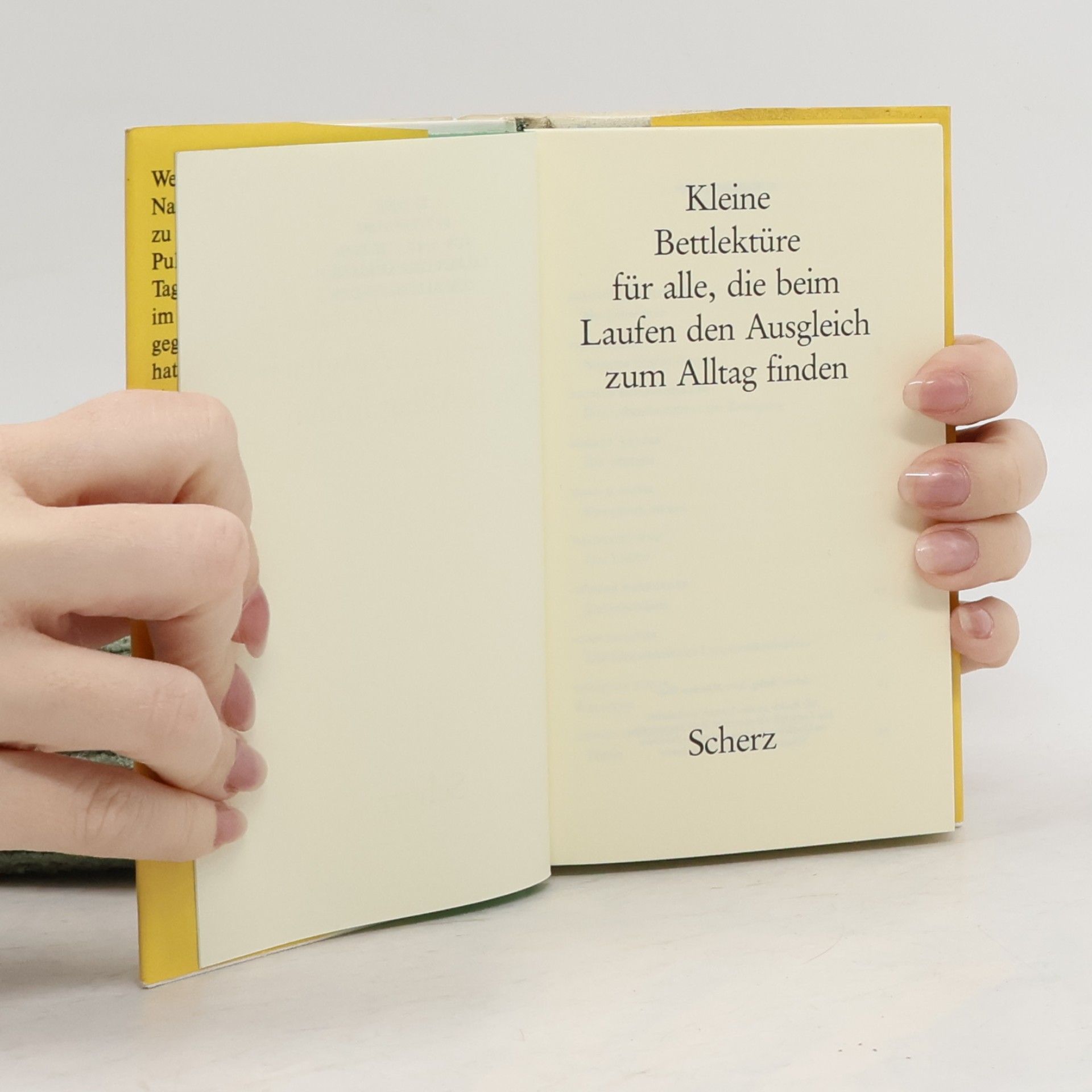 Kleine Bettlektüre für alle, die beim Laufen den Ausgleich zum Alltag finden
