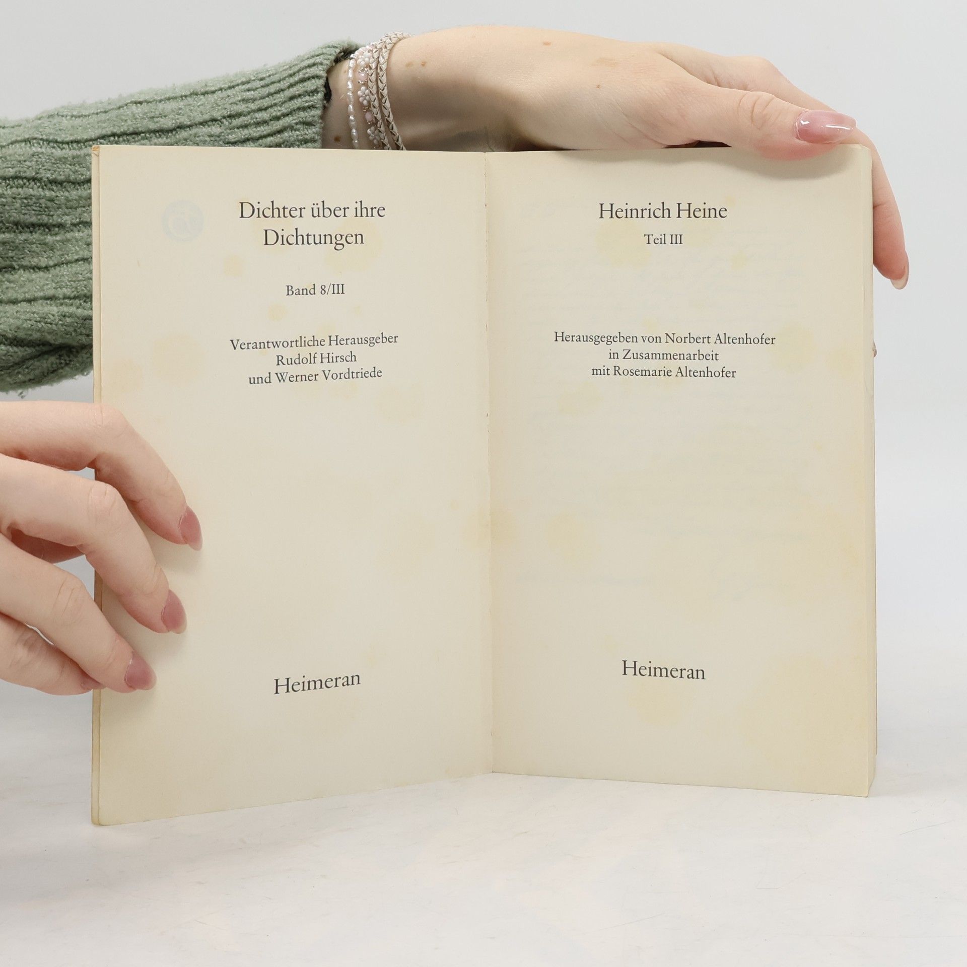 Heinrich Heine Heinrich Heine 8/III