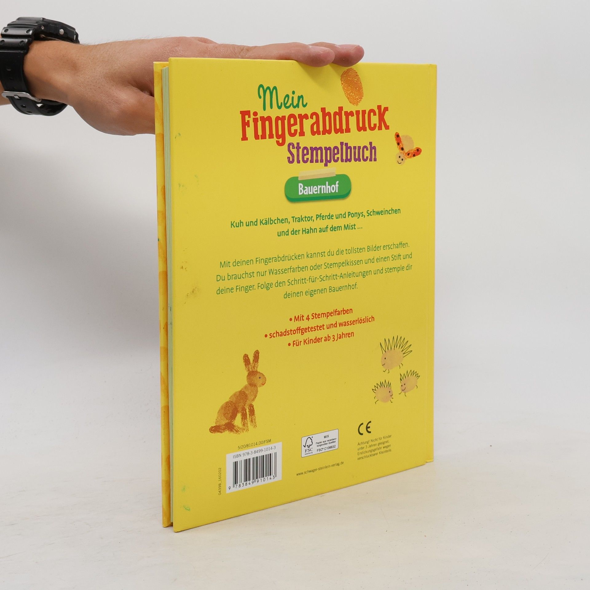 Birgit E. Holzapfel Mein Fingerabdruck Stempelbuch. Bauernhof