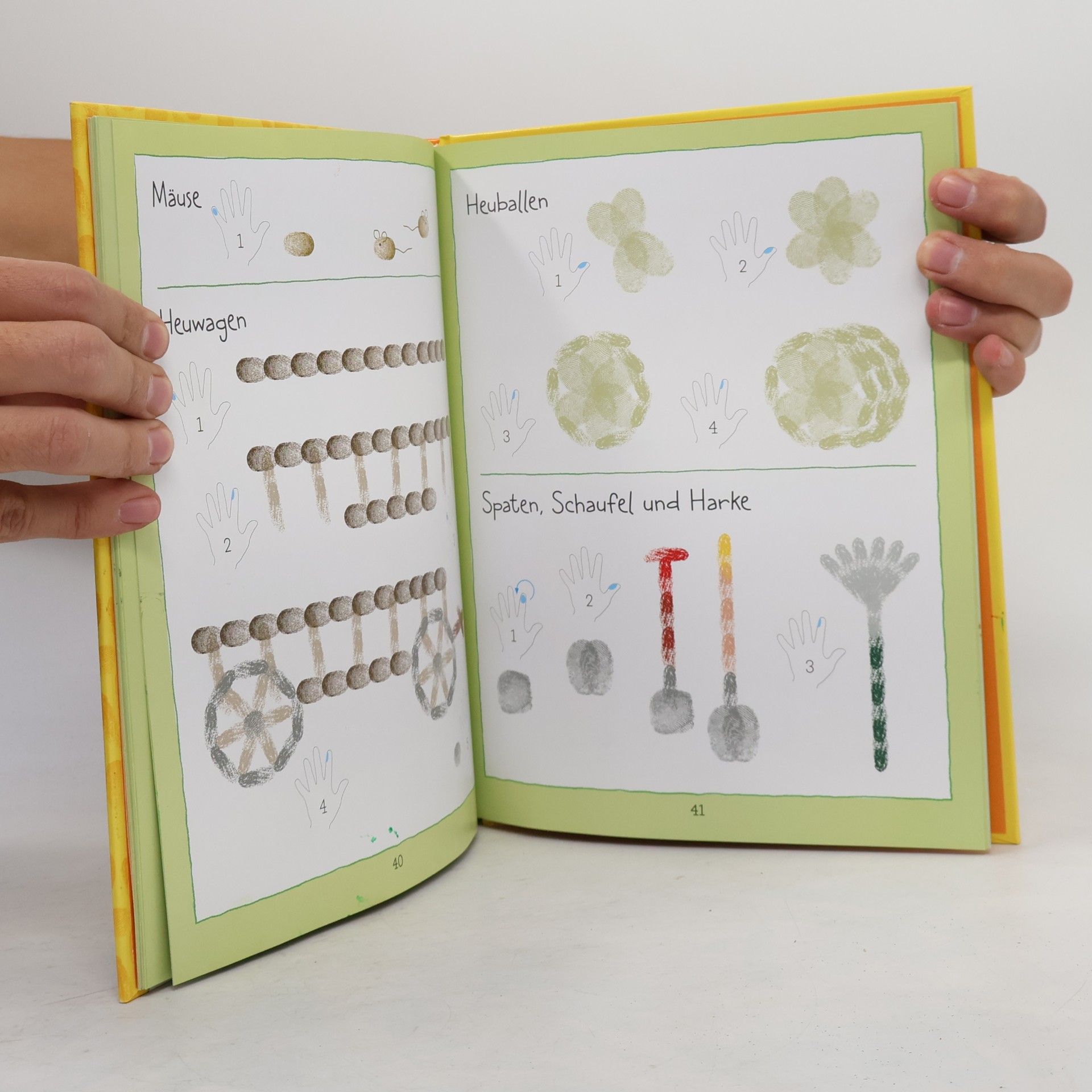 Birgit E. Holzapfel Mein Fingerabdruck Stempelbuch. Bauernhof