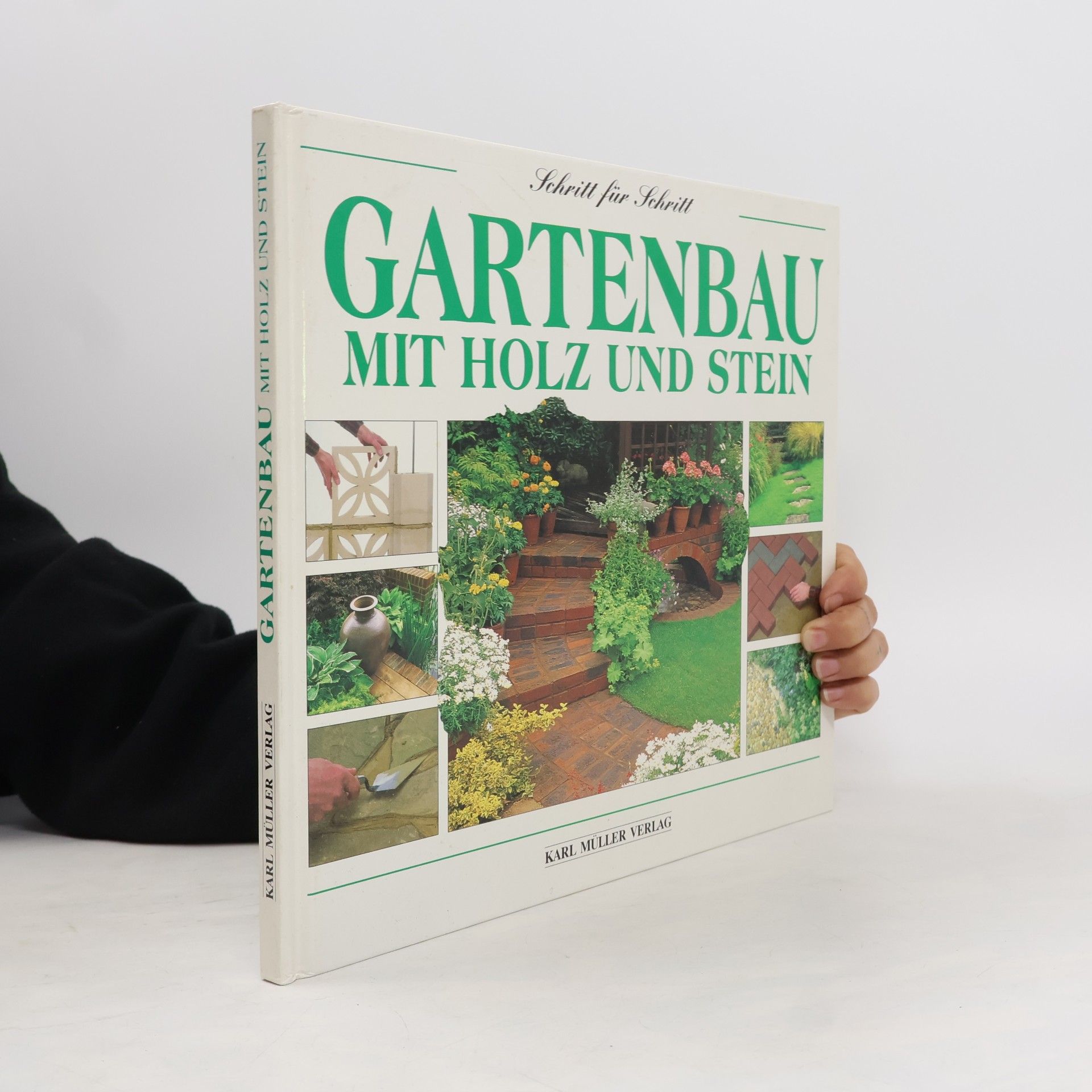 Gartenbau mit Holz und Stein