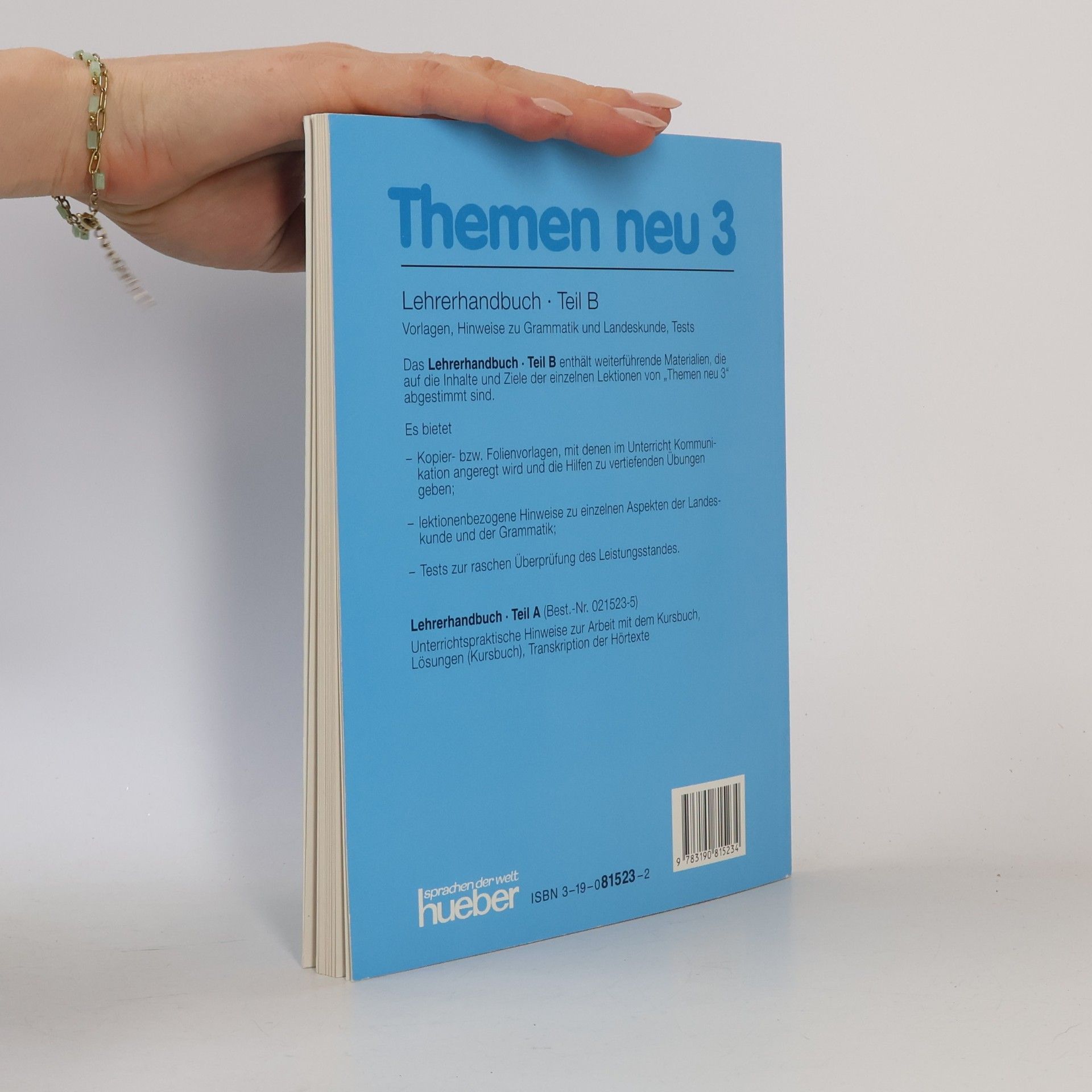 Kolektiv autorů Themen neu 3. Lehrerhandbuch Teil B