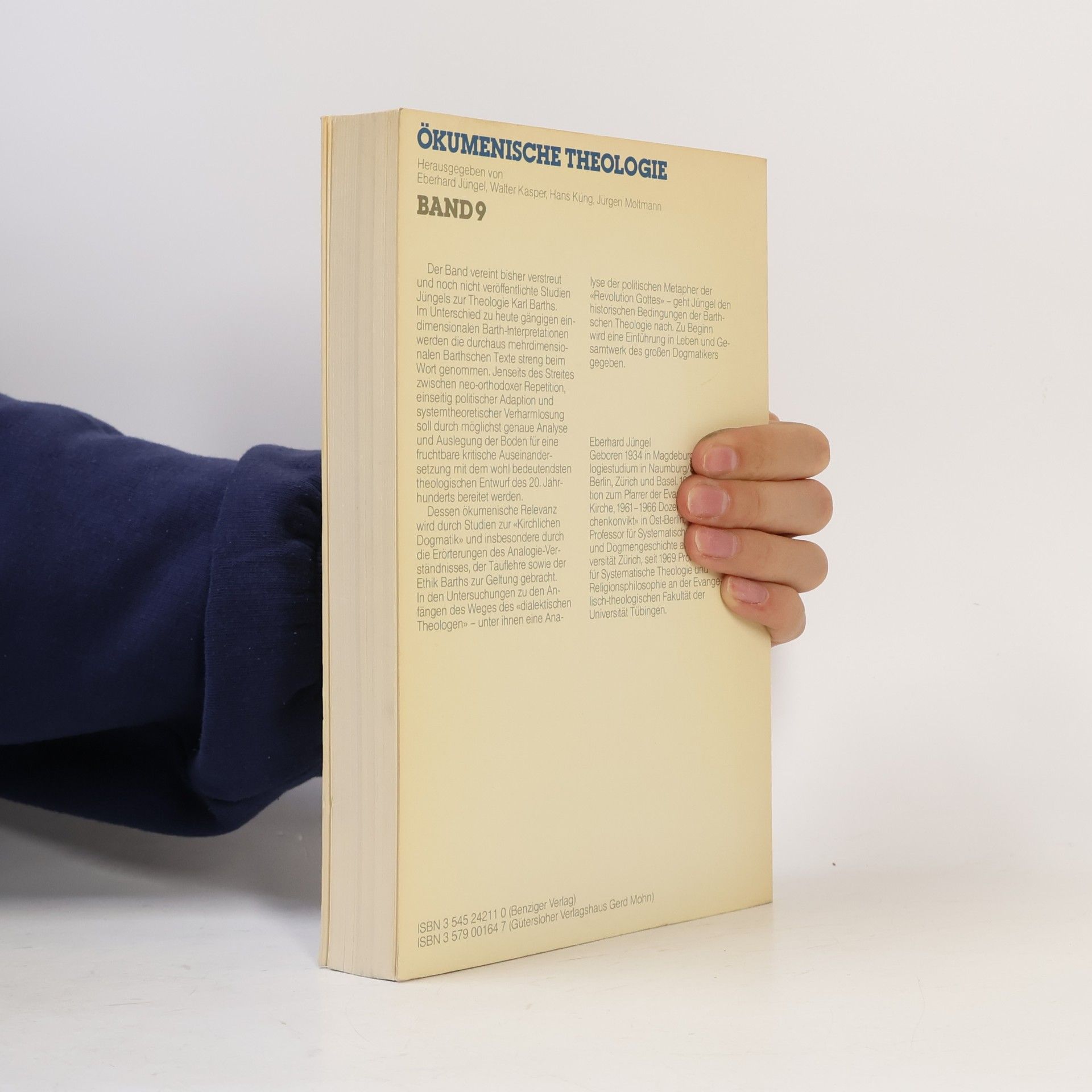 Eberhard Jüngel Ökumenische Theologie: Barth-Studien
