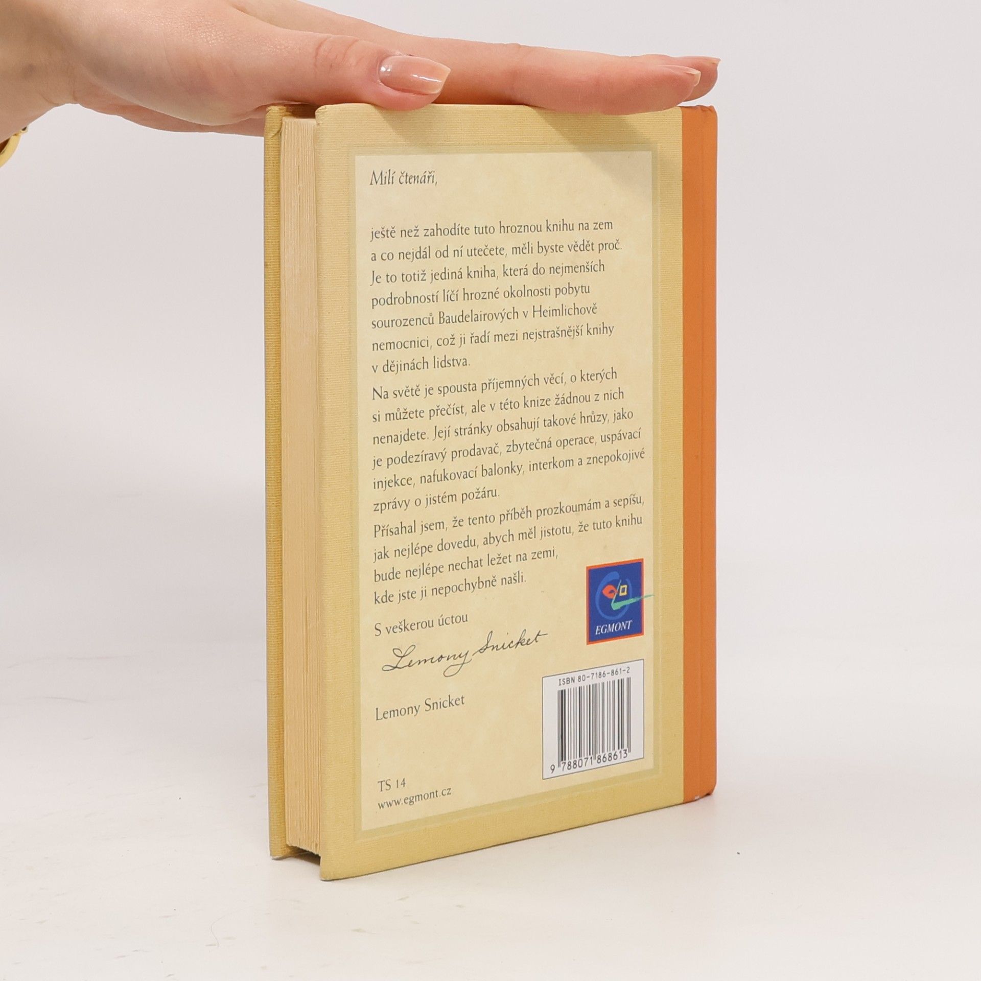 Lemony Snicket Řada nešťastných příhod. Kniha osmá. Zákeřná nemocnice