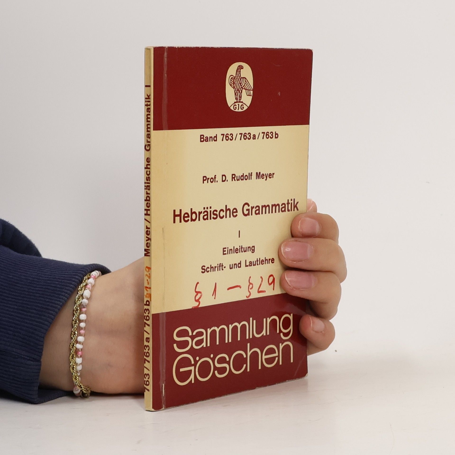 Rudolf Meyer Hebräische Grammatik I