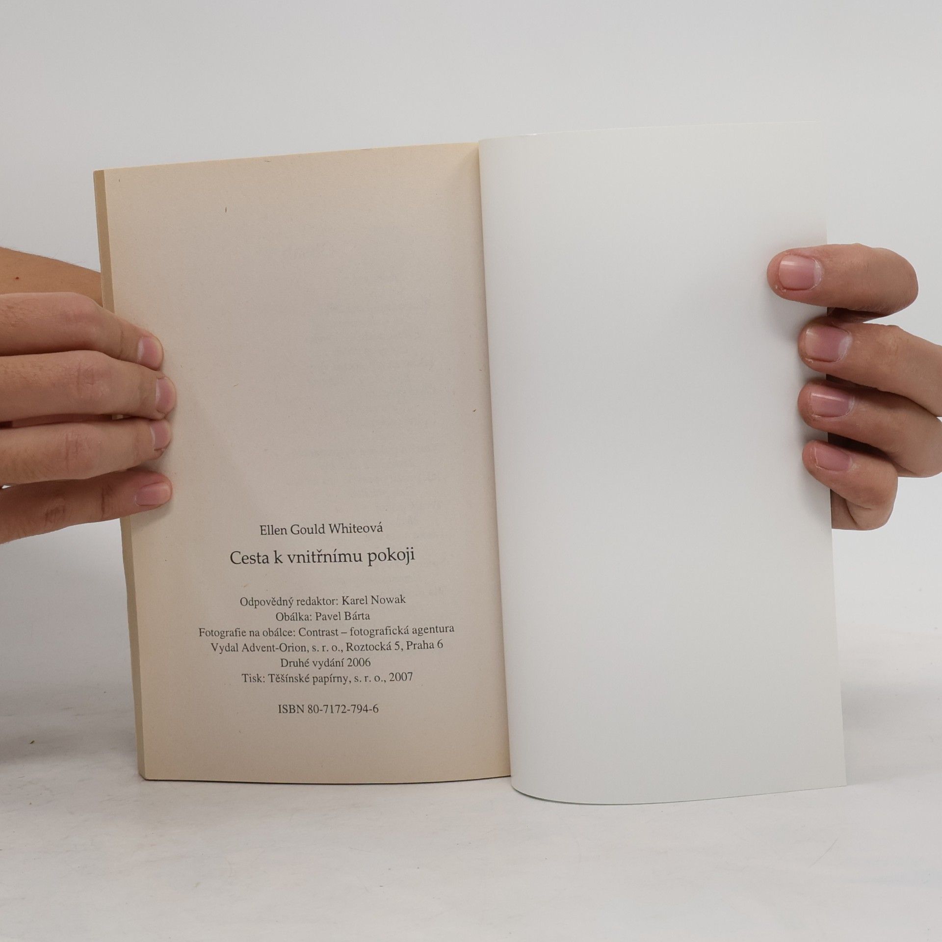 Ellen Gould Harmon White Cesta k vnitřnímu pokoji