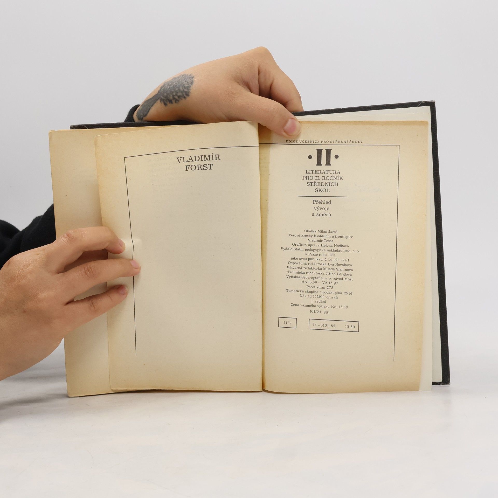 Bohuslav Hoffmann Literatura pro II. ročník středních škol
