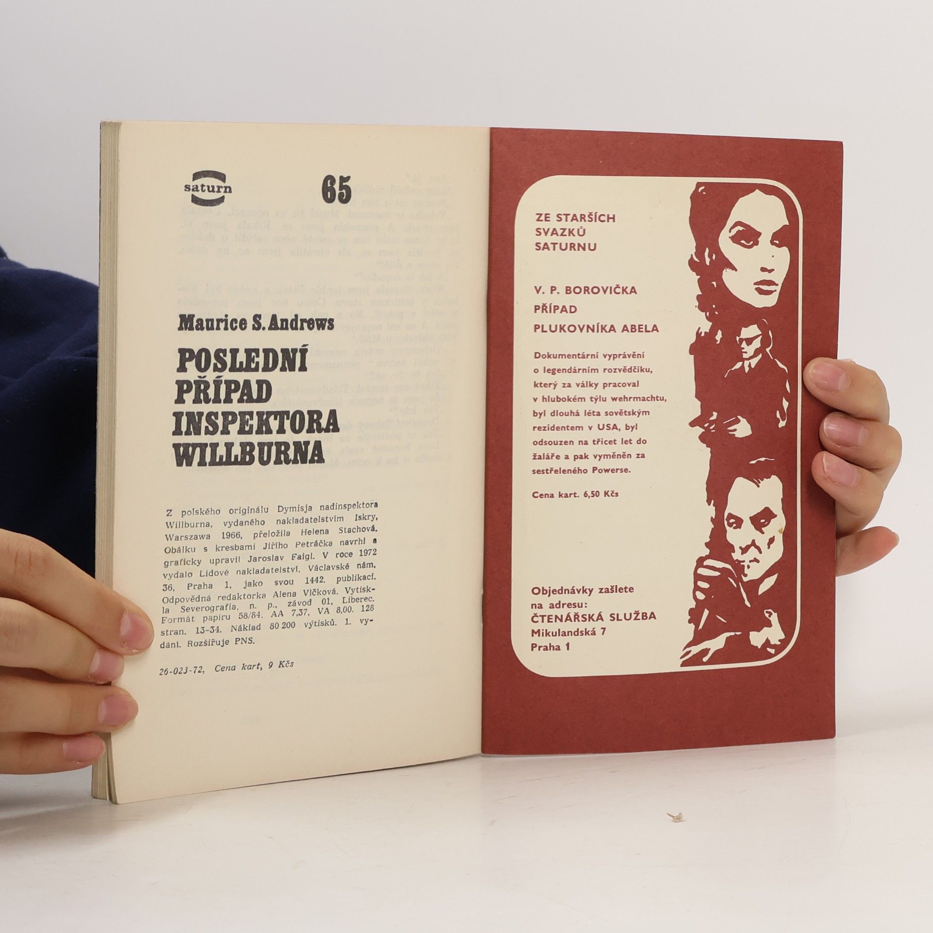 Helena Štáchová Poslední případ inspektora Willburna