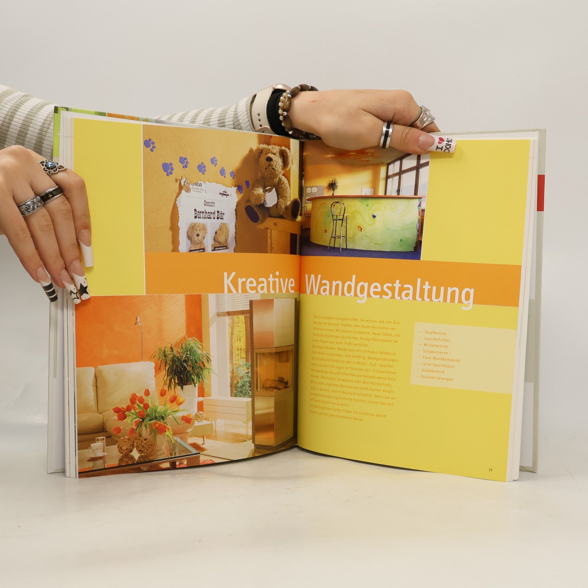 Rita Brandenburger Schift 1x1 kreativ Wandgestaltung