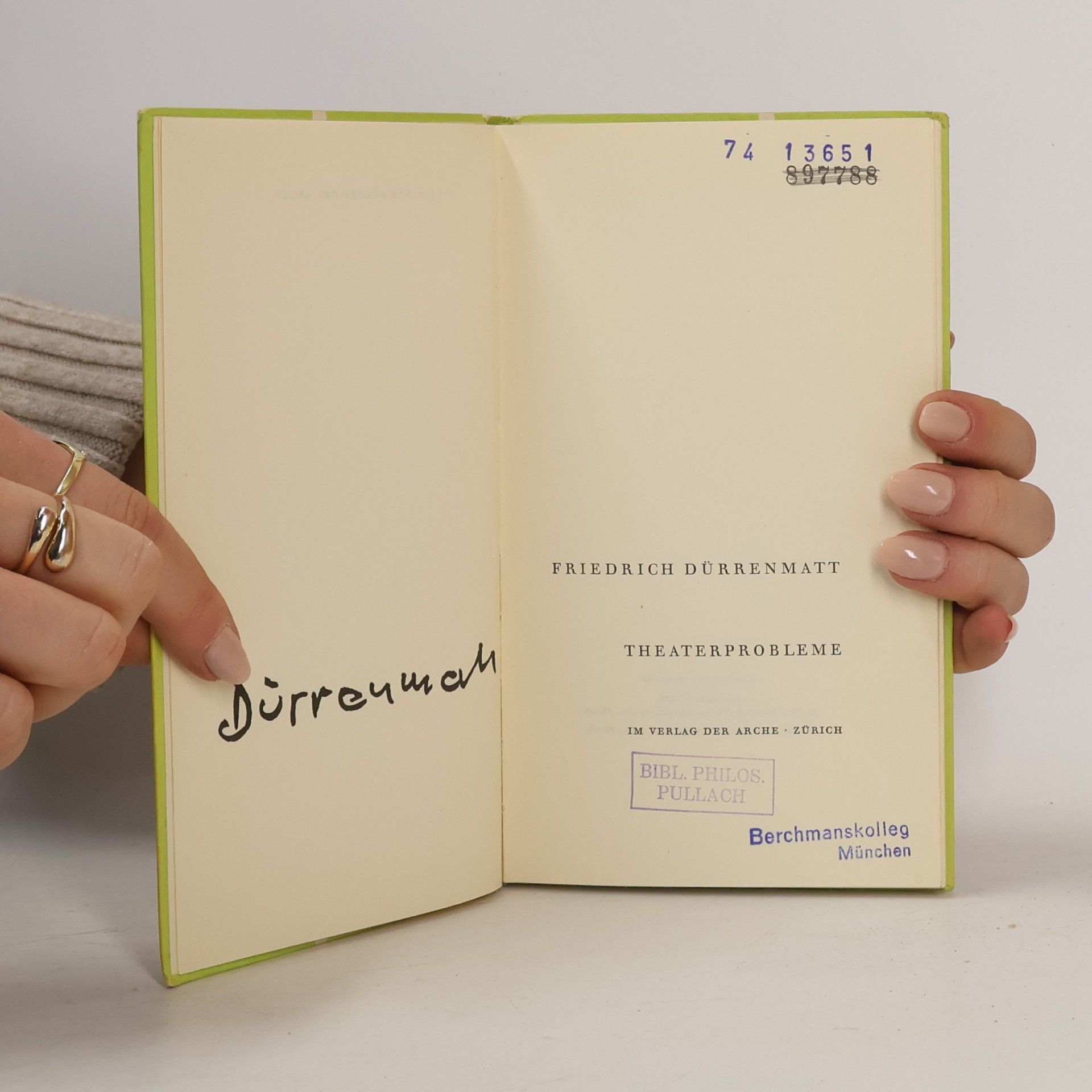 Friedrich Dürrenmatt Theaterprobleme