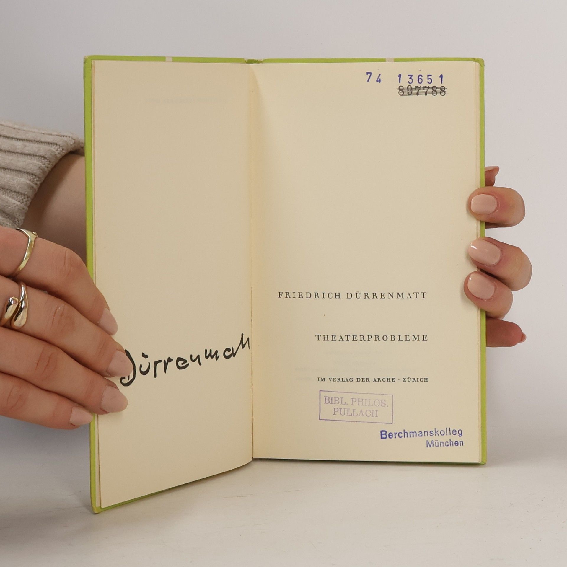 Friedrich Dürrenmatt Theaterprobleme