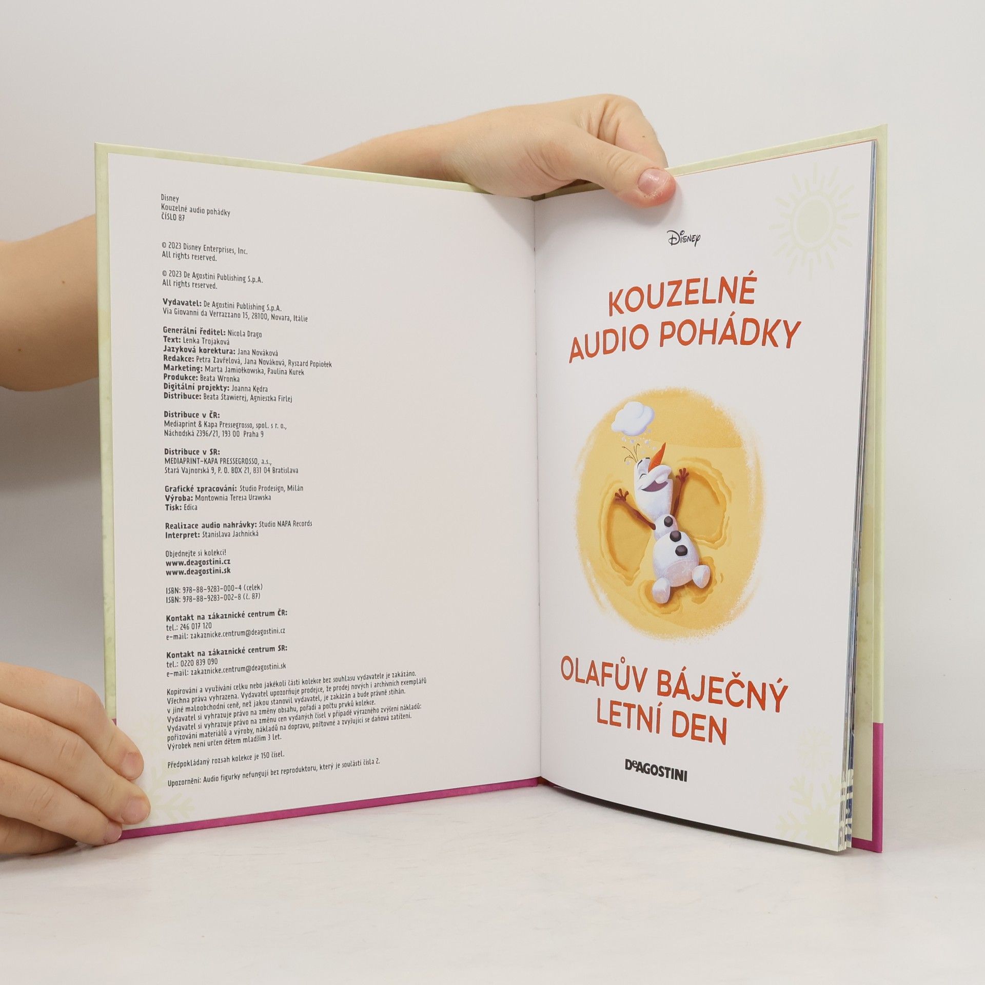 Kolektiv autorů Kouzelné audio pohádky 87. Olafův báječný letní den