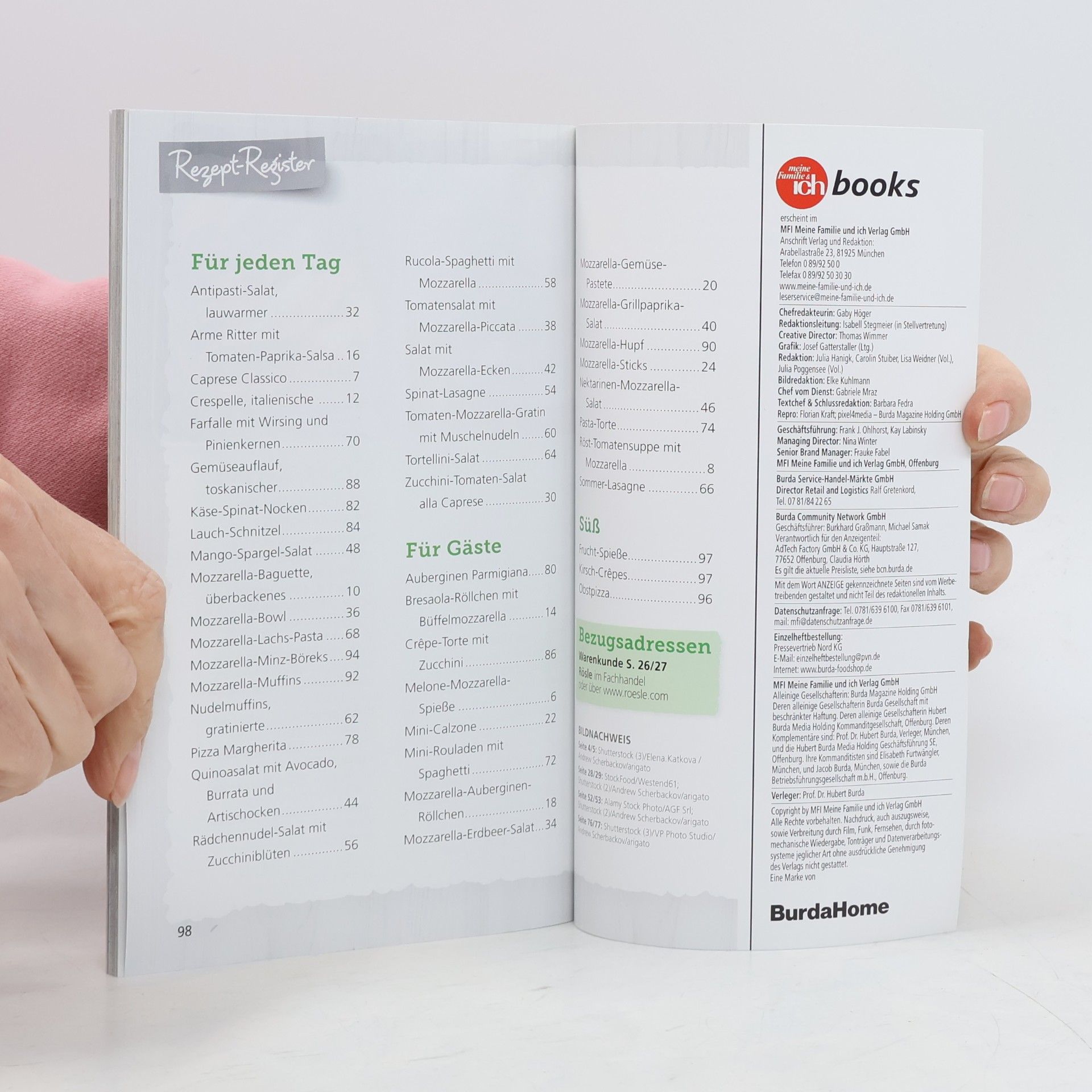 kolektiv Die besten Ideen mit Mozzarella