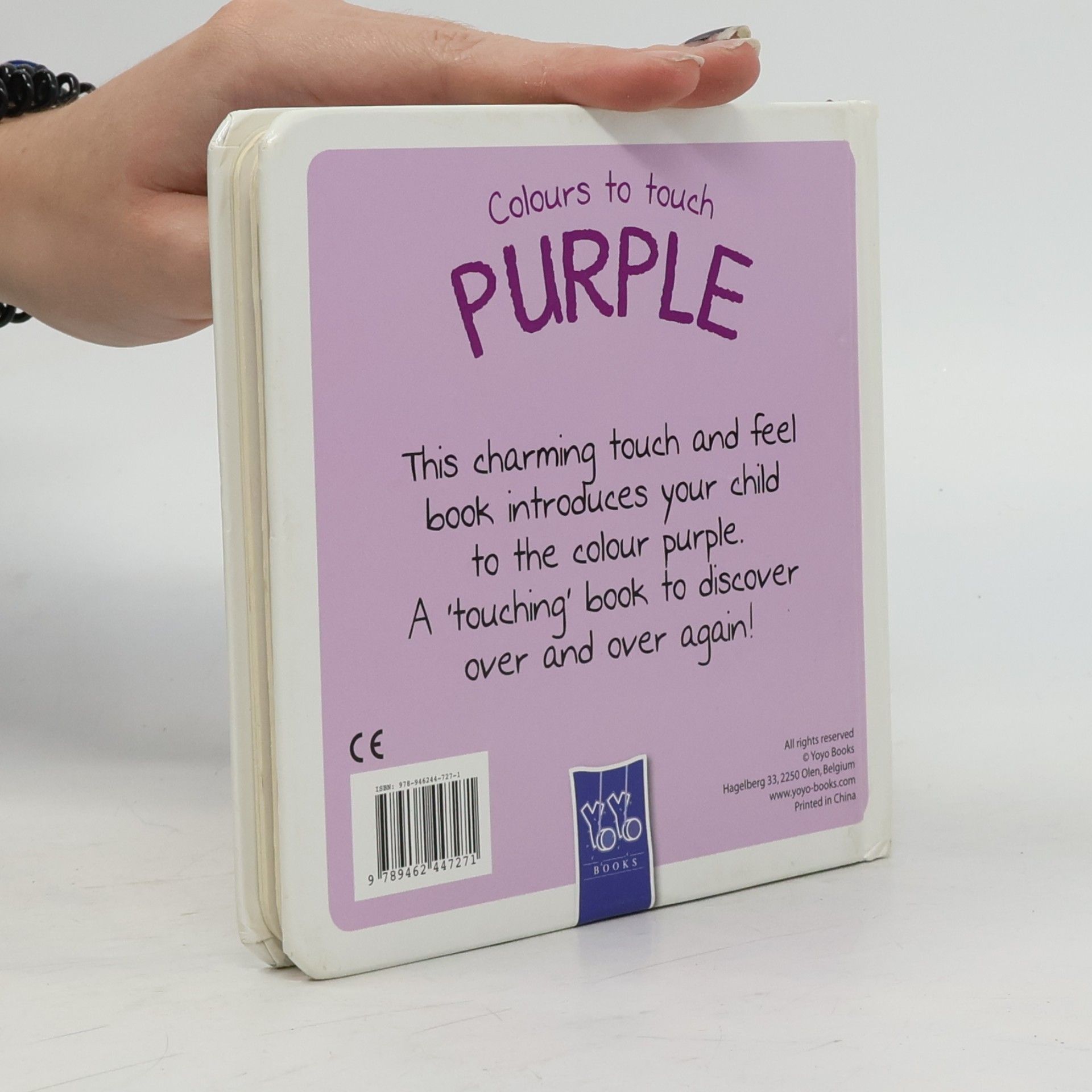Yoyo Books Colours to Touch Purple
