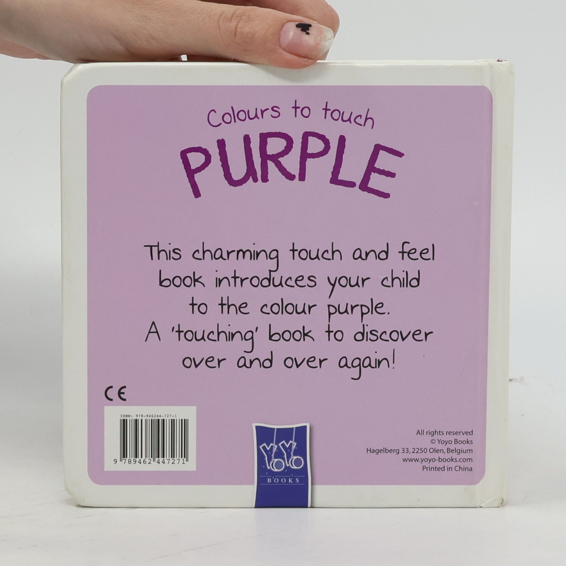 Yoyo Books Colours to Touch Purple