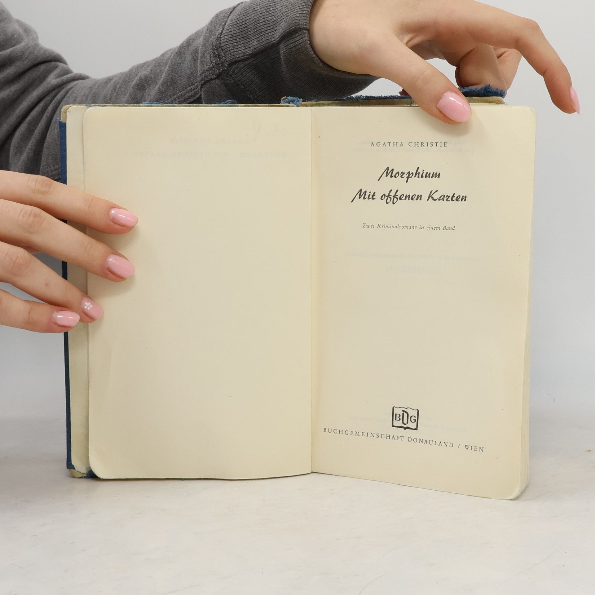 Agatha Christie Morphium. Mit offenen Karten