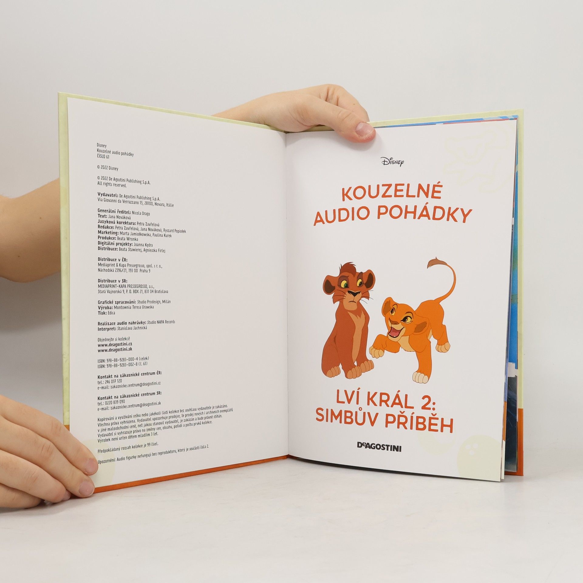 kolektiv Kouzelné audio pohádky 61. Lví král 2 - Simbův příběh