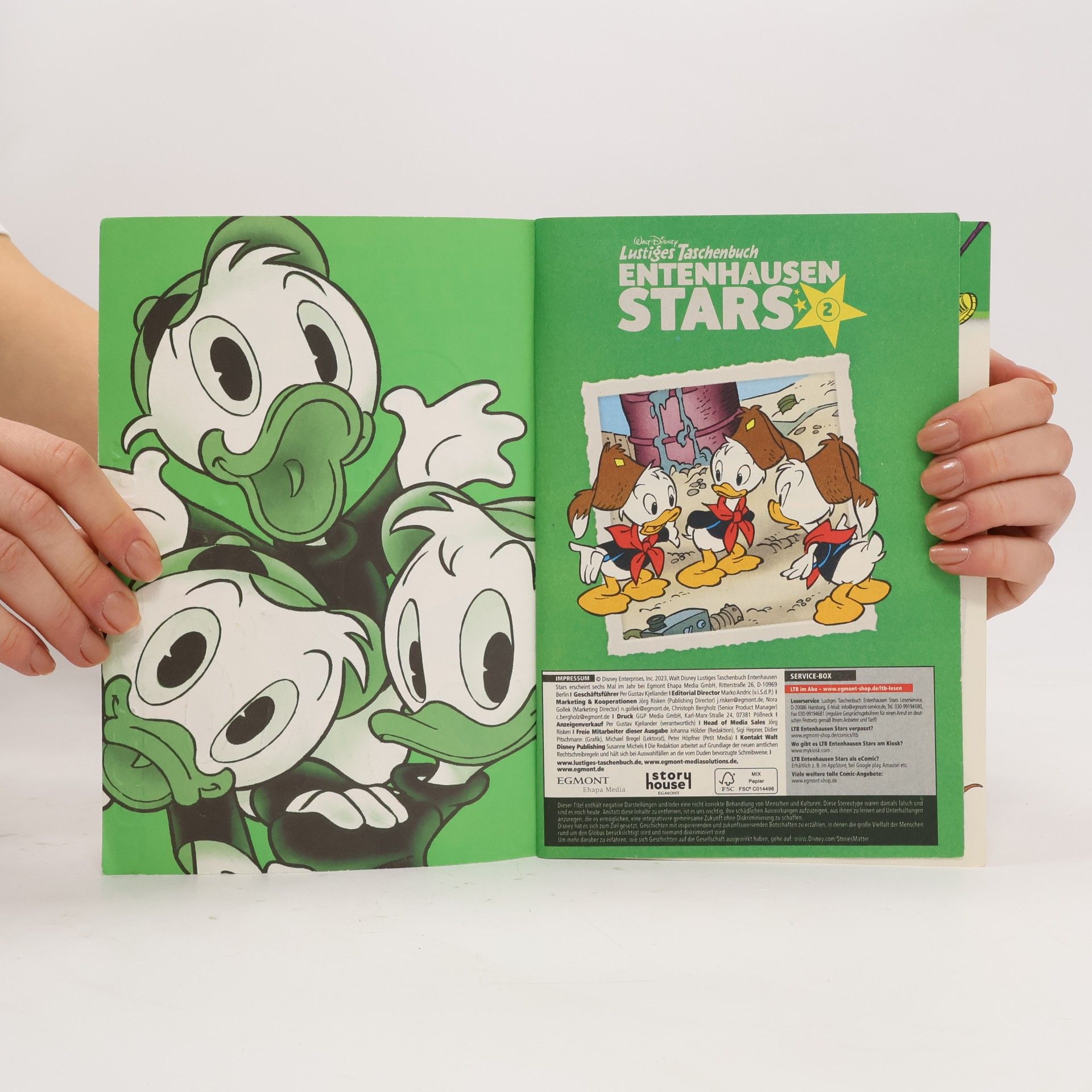 Walt Disney Lustiges Taschenbuch Entenhausen Stars 2