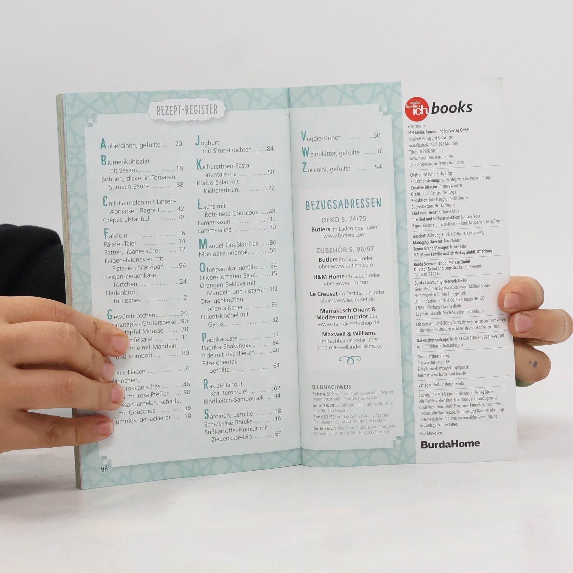 Kolektív autorov Das kleine Orient-Kochbuch 21/2020