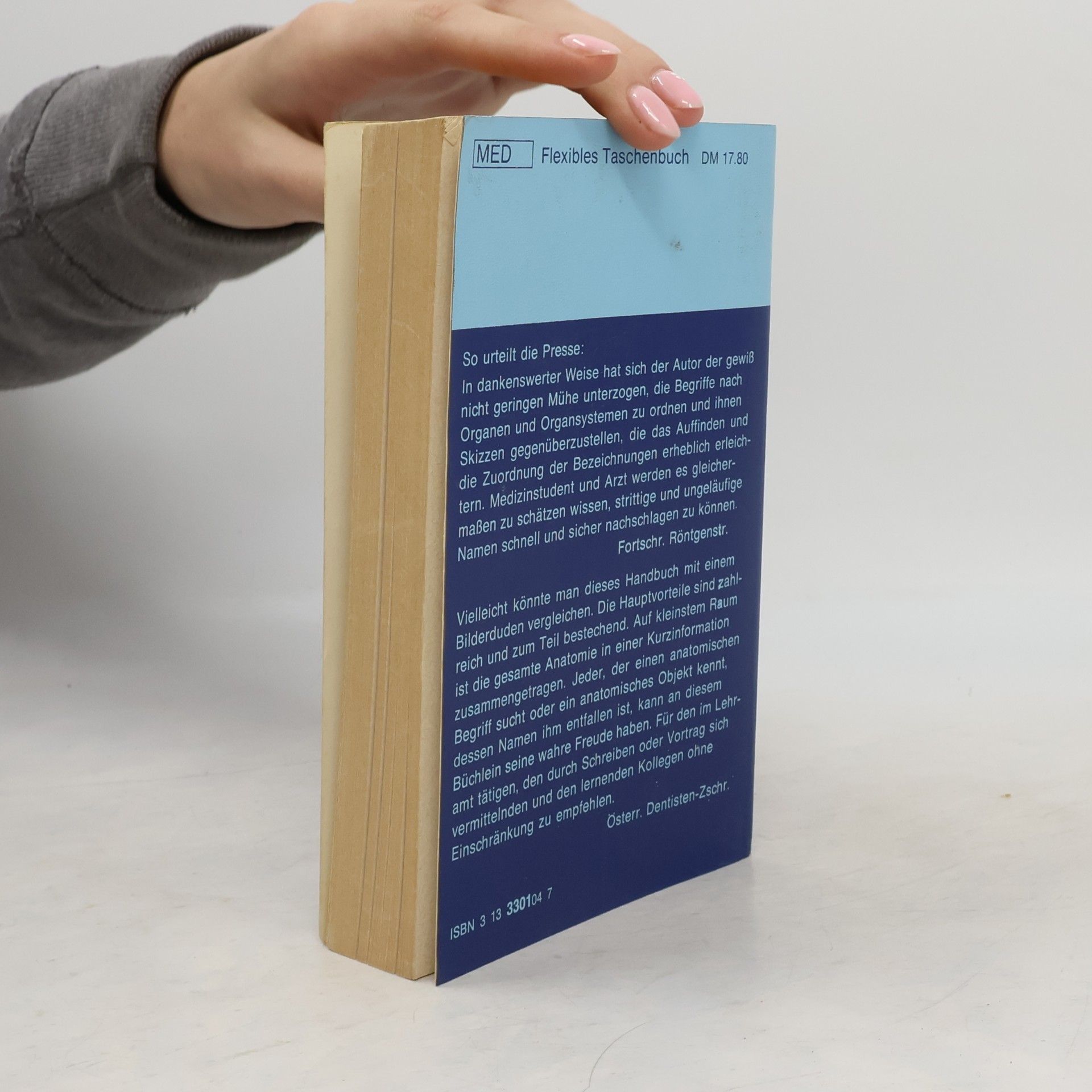 Heinz Feneis Anatomisches Bildwörterbuch der internationalen Nomenklatur