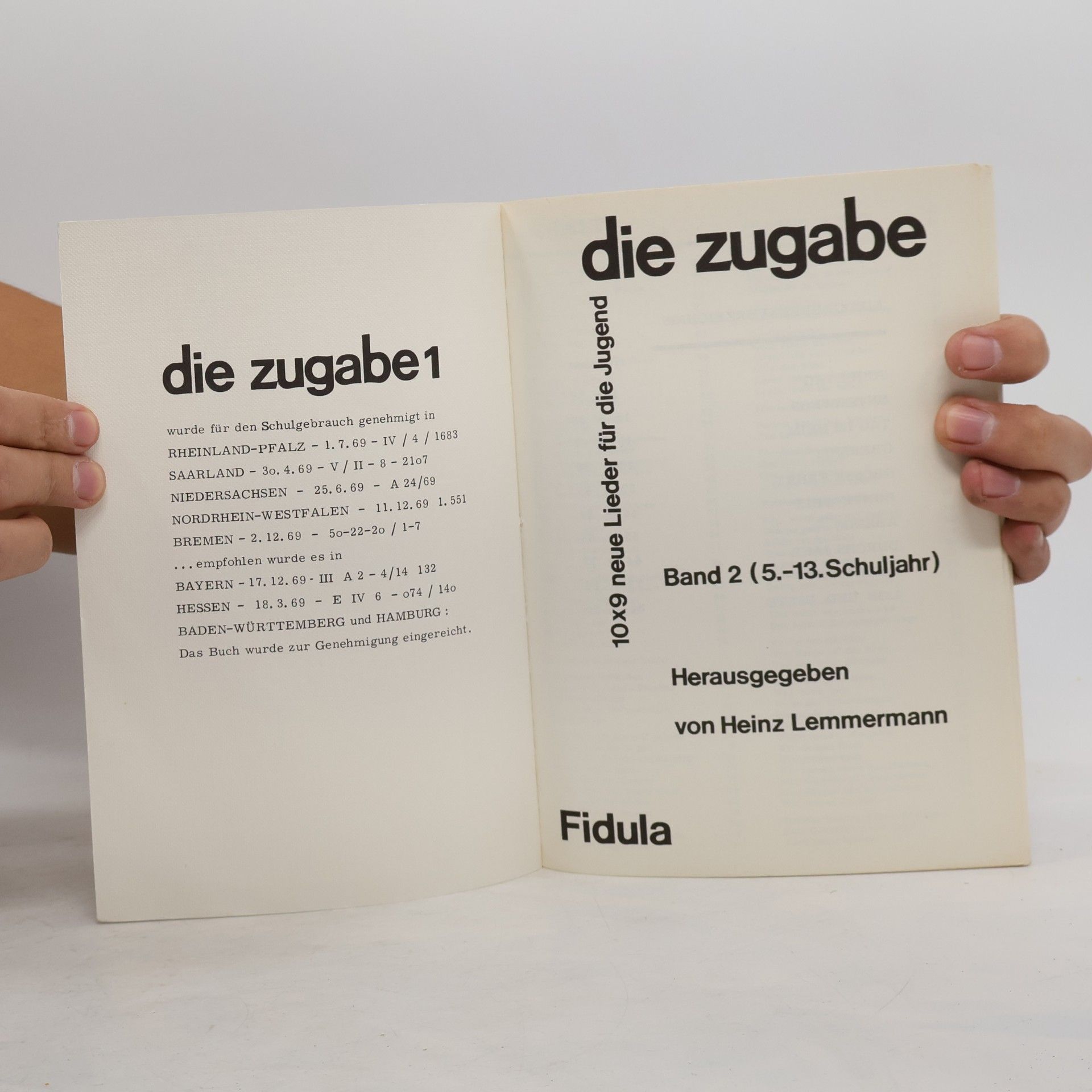 Heinz Lemmermann Die Zugabe 2