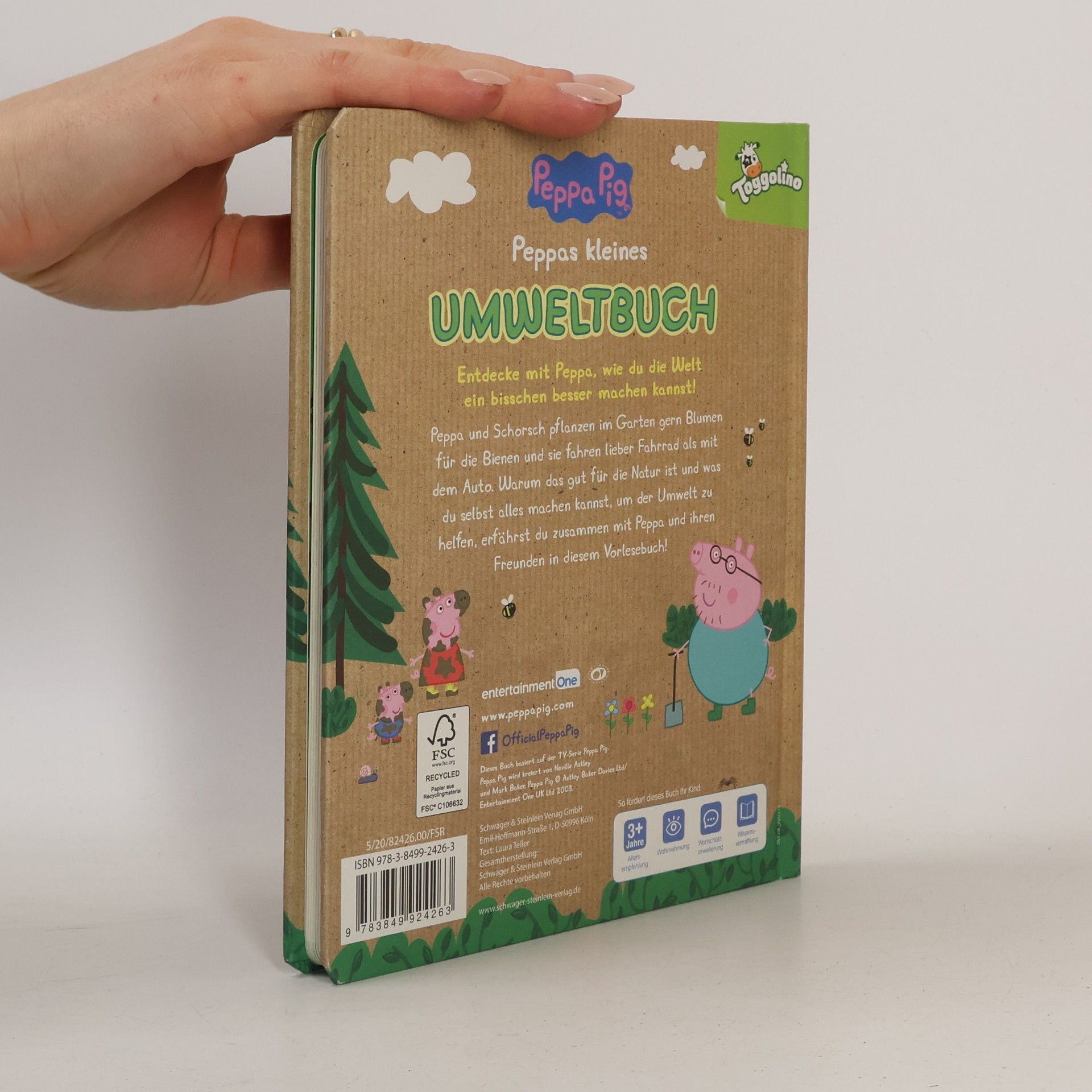 Laura Teller Peppas kleines Umweltbuch. Umweltfreundliches Peppa Pig-Pappbilderbuch. Peppa zeigt schon den Kleinsten, wie Umweltschutz funktioniert! Für neugierige Kinder ab 3 Jahren