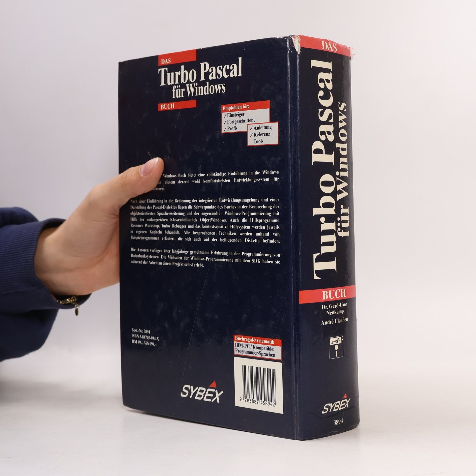 André Claaßen Das Turbo-Pascal-für-Windows-Buch