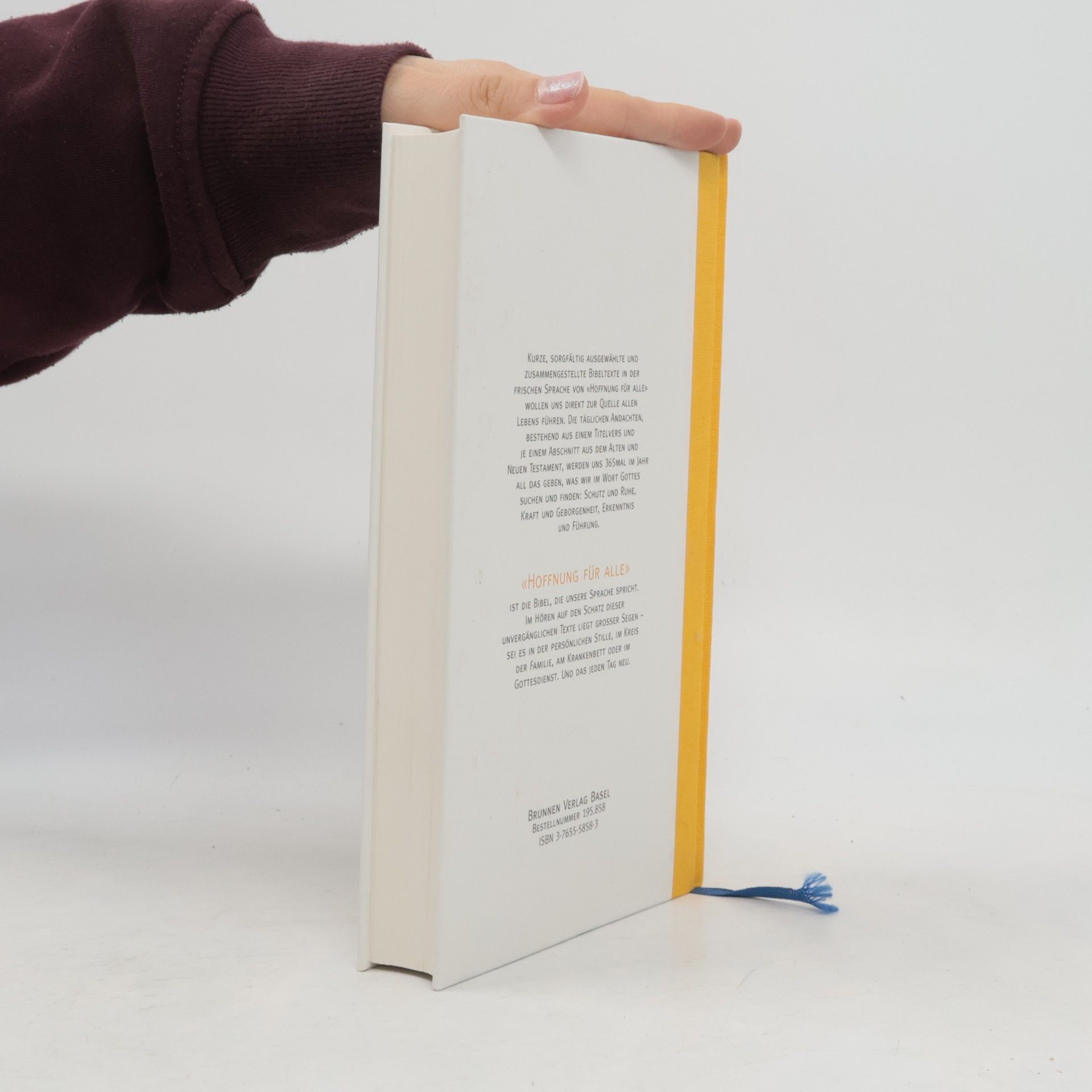 Kolektiv autorů Hoffnung für jeden Tag: Das Andachtsbuch mit Texten aus "Hoffnung für alle"