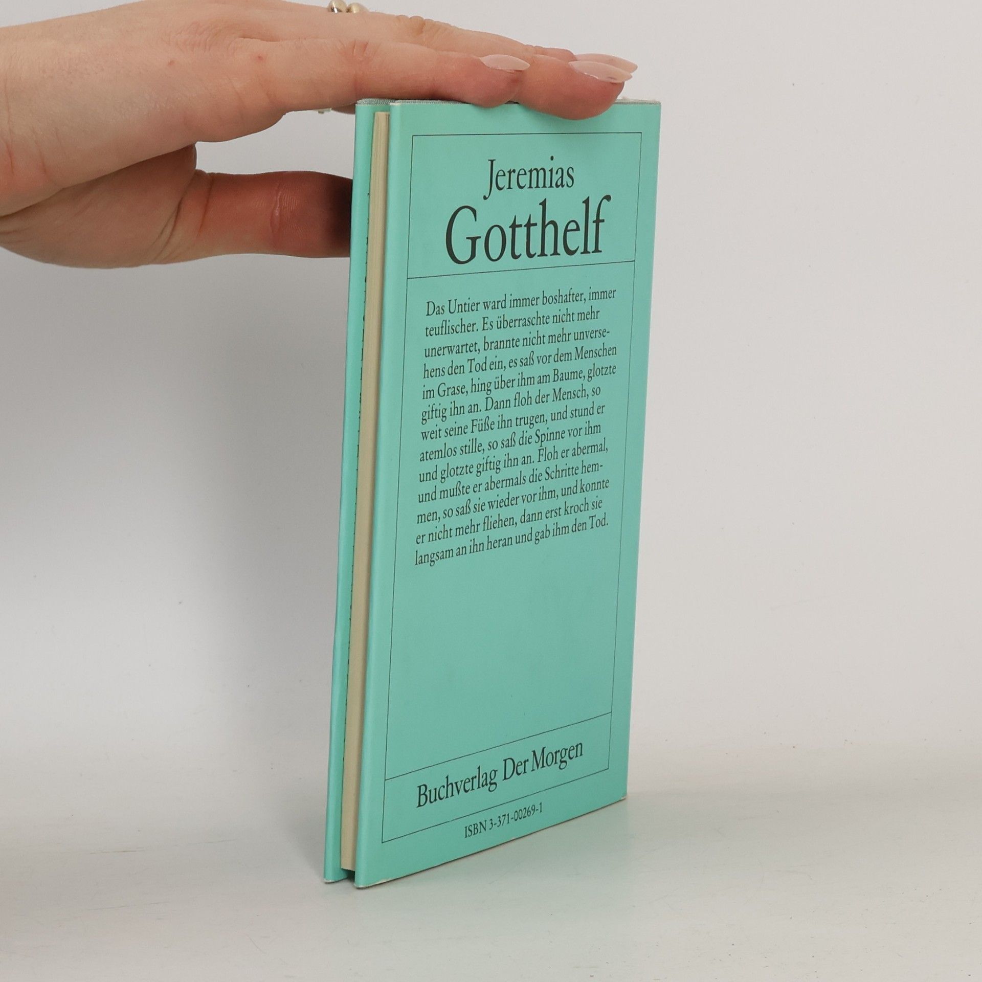 Jeremias Gotthelf Die schwarze Spinne