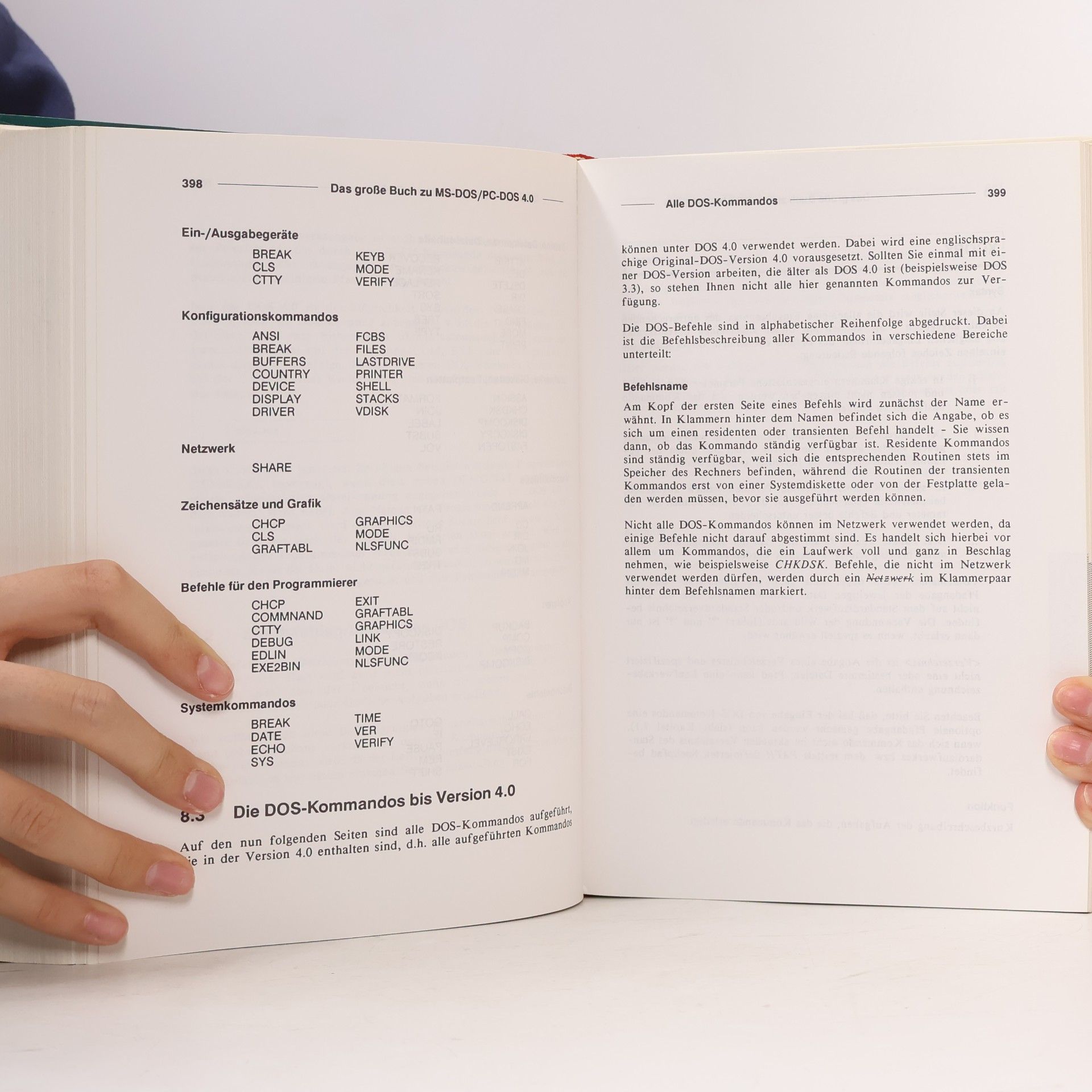 Jörg Schieb Das grosse Buch zu MS-DOS, PC-DOS 4.0 - 3. erweiterten Auflage