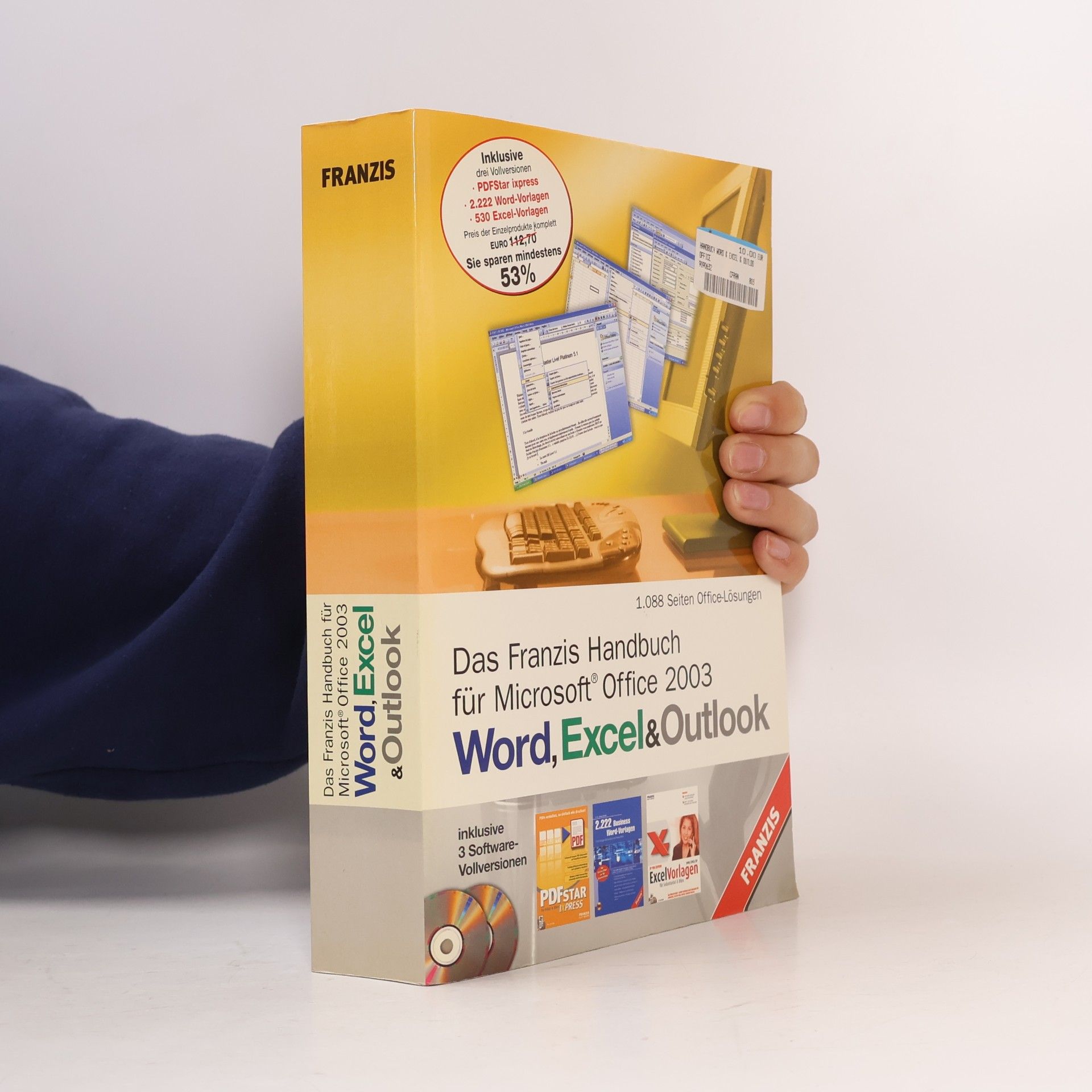 kolektiv Das Franzis Handbuch für Microsoft Office 2003, m. 2 CD-ROMs