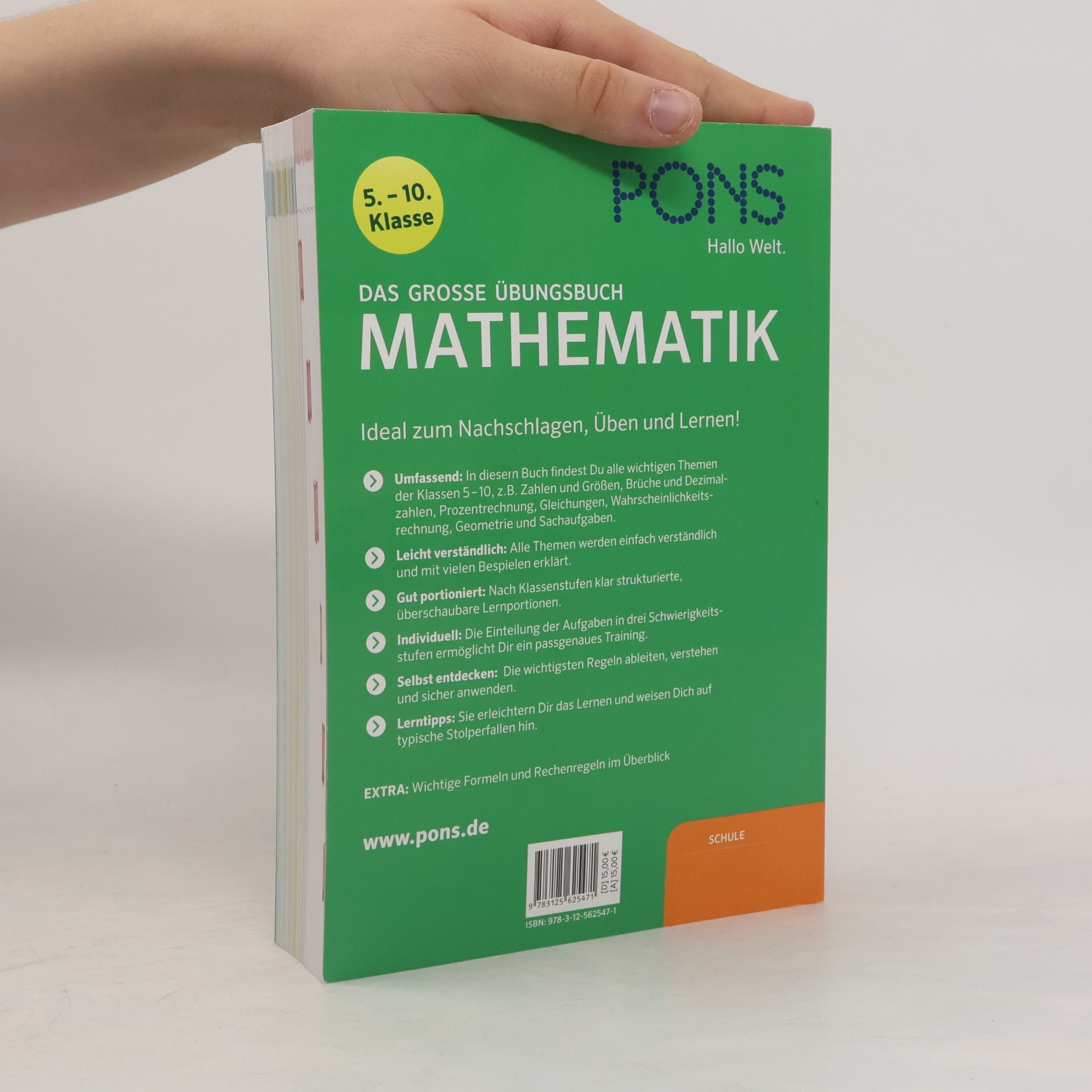 Michael Franz PONS Das große Übungsbuch Mathematik 5.-10. Klasse