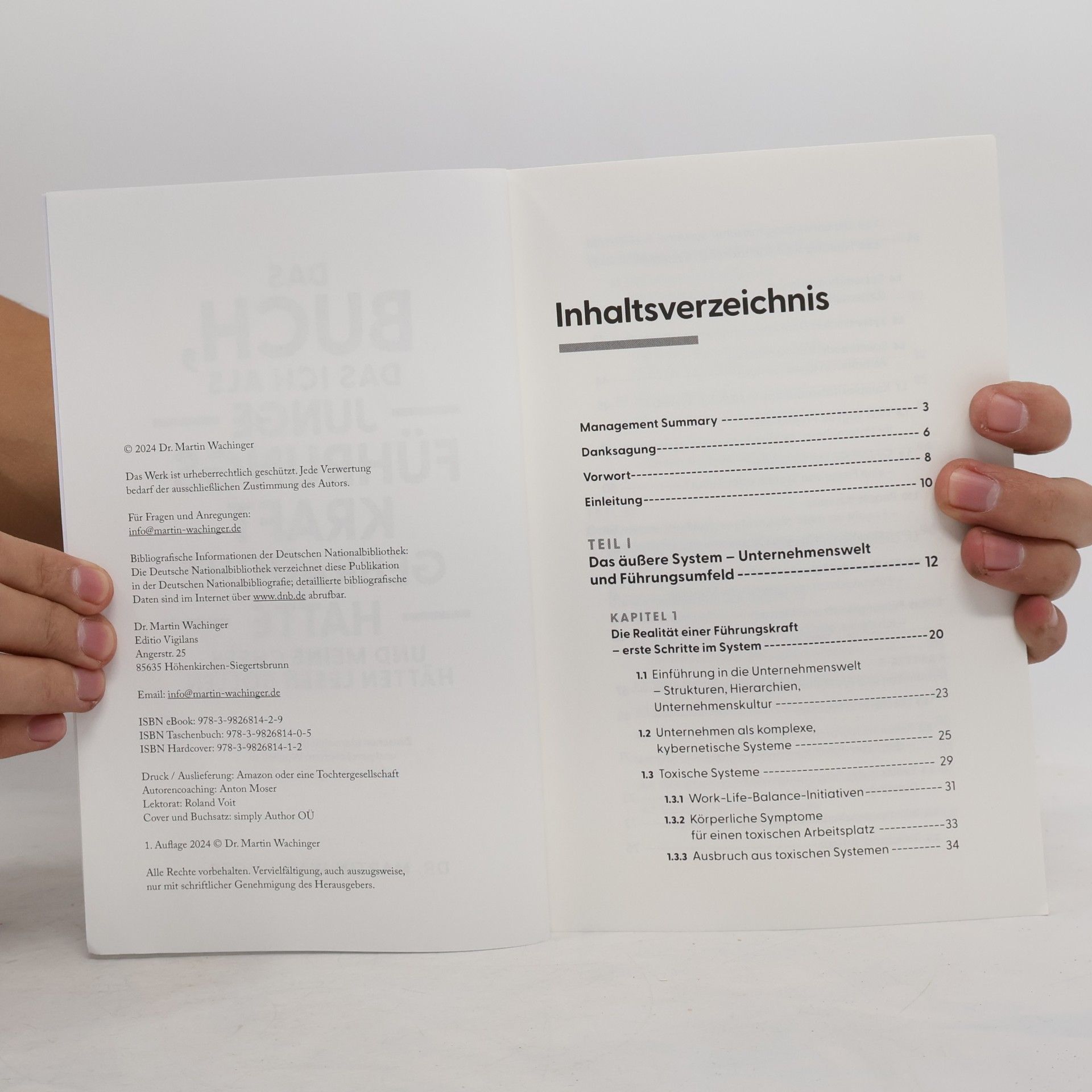 Dr. Martin Wachinger Das Buch, das ich als junge Führungskraft gebraucht hätte und meine Chefs hätten lesen sollen: Zwischen Menschlichkeit, Systemen und persönlichem Wachstum. Effektive Führung einfach erklärt