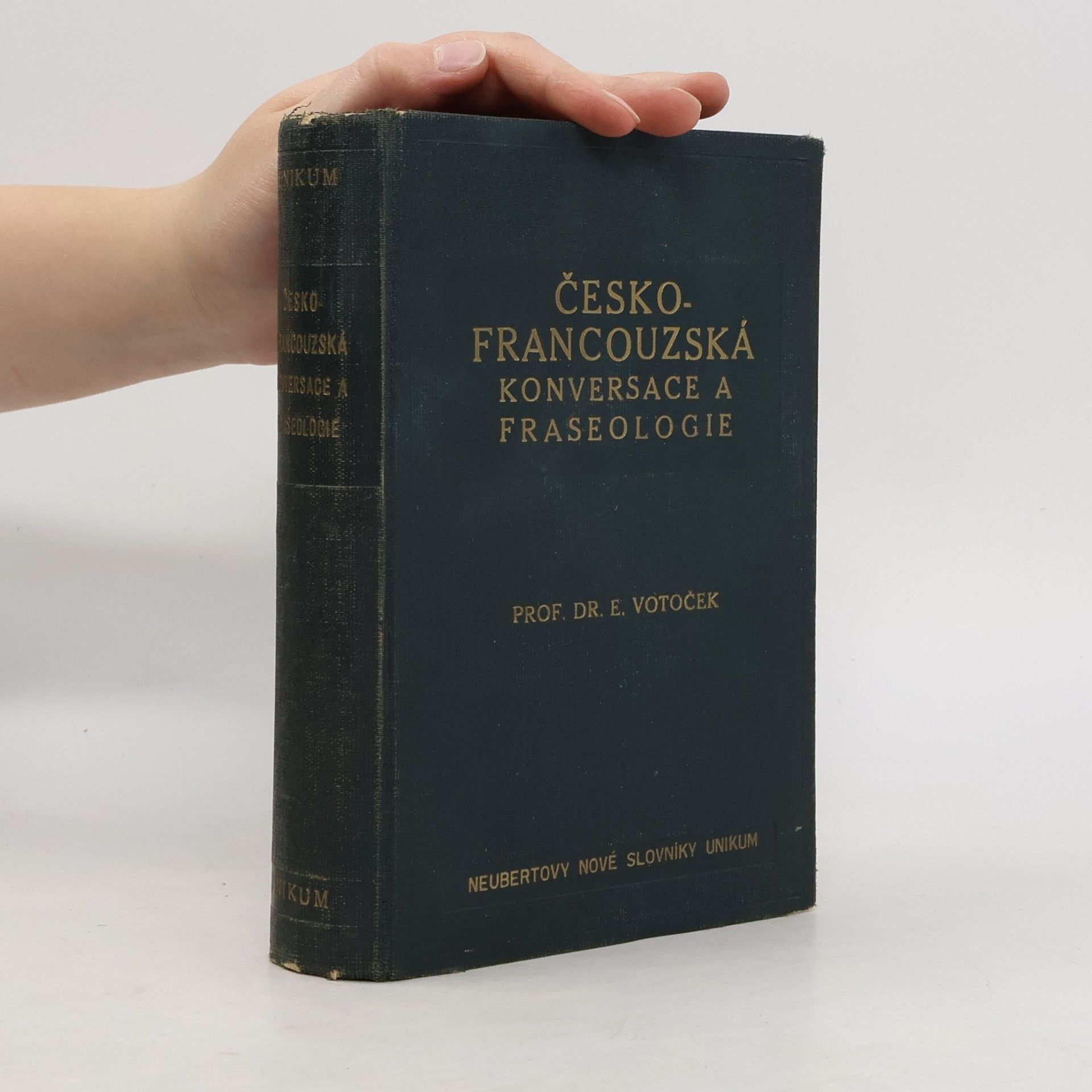 Emil Votoček Česko-francouzská konversace a fraseologie