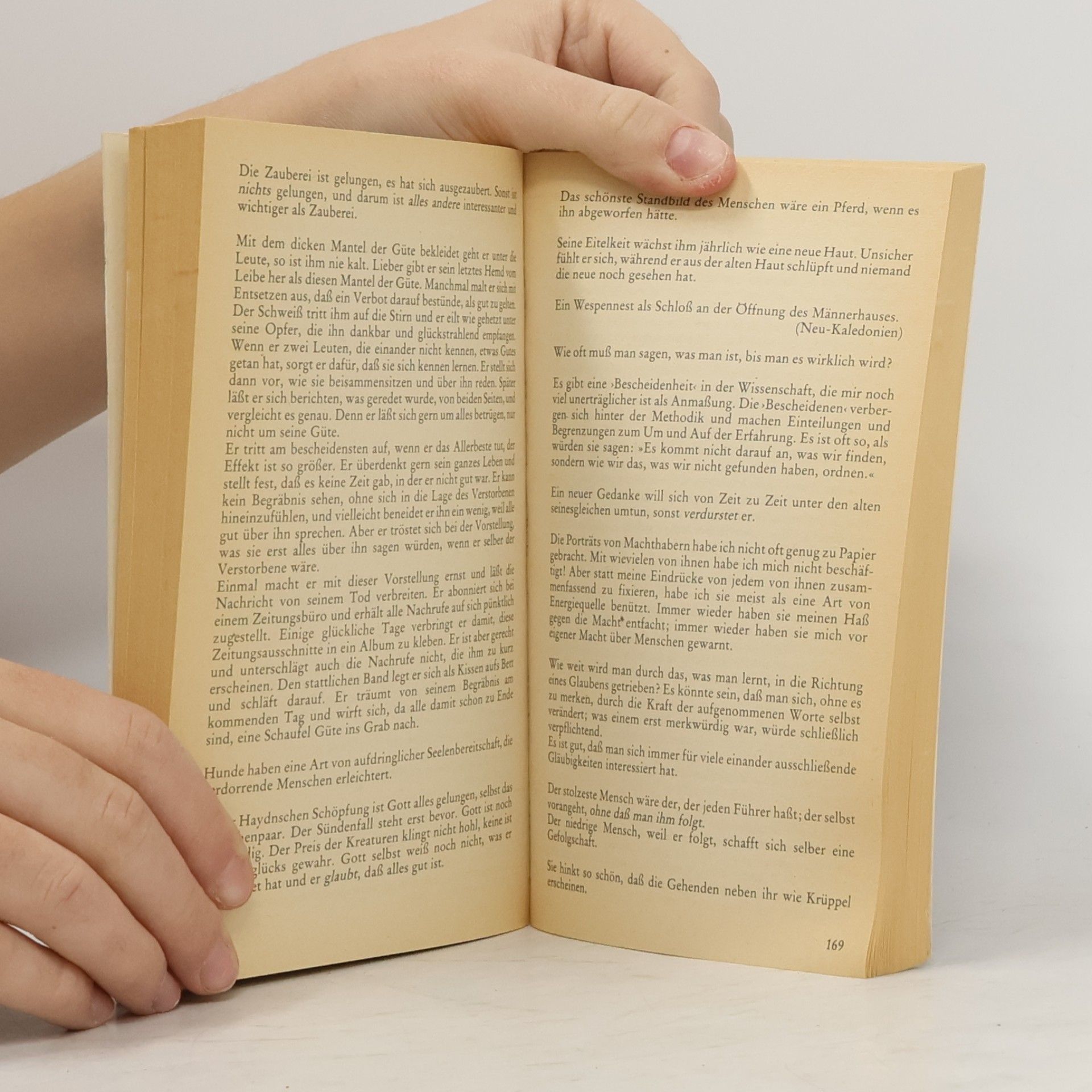 Elias Canetti Die Provinz des Menschen