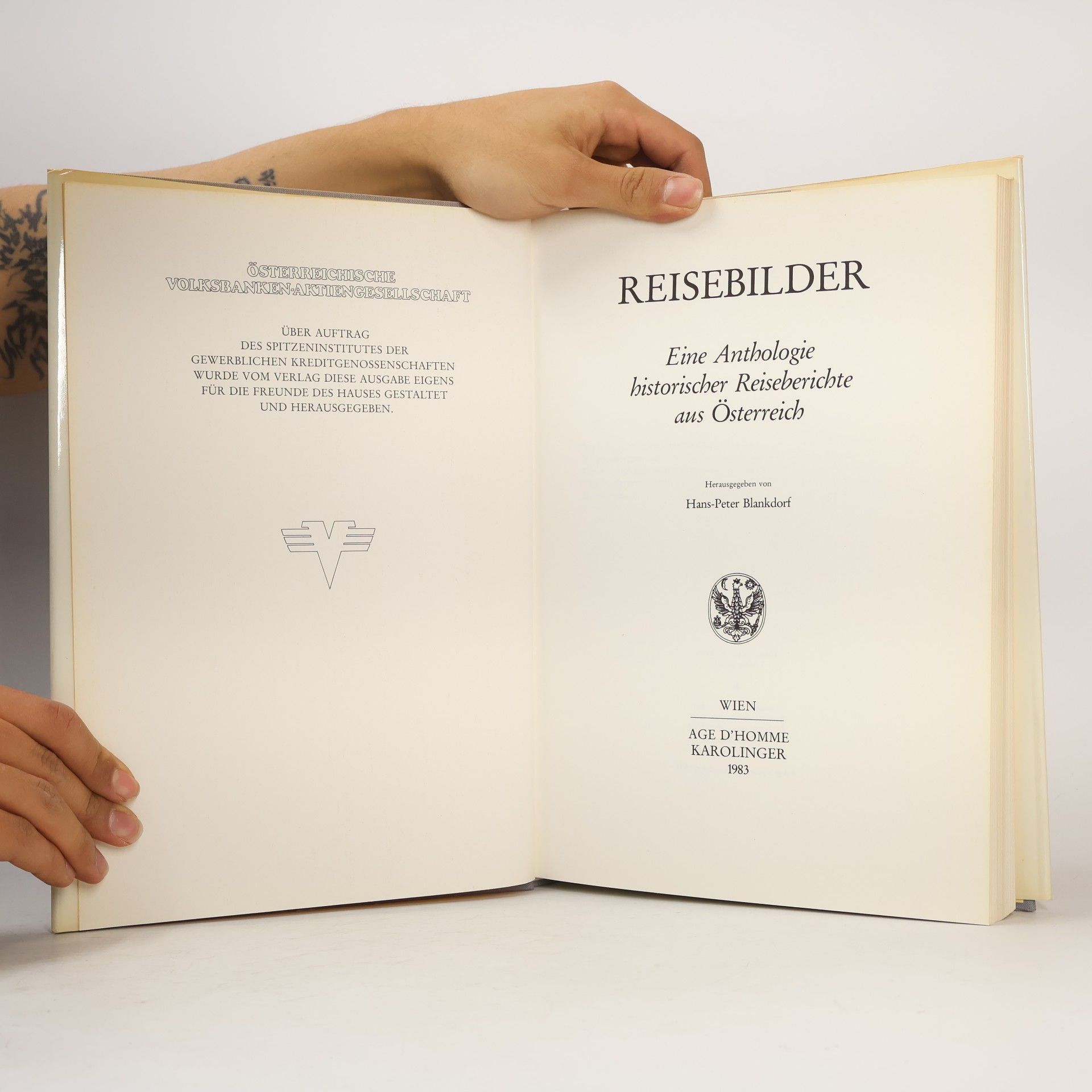 Hans Peter Blankdorf Reisebilder Historische Reiseberichte aus Österreich