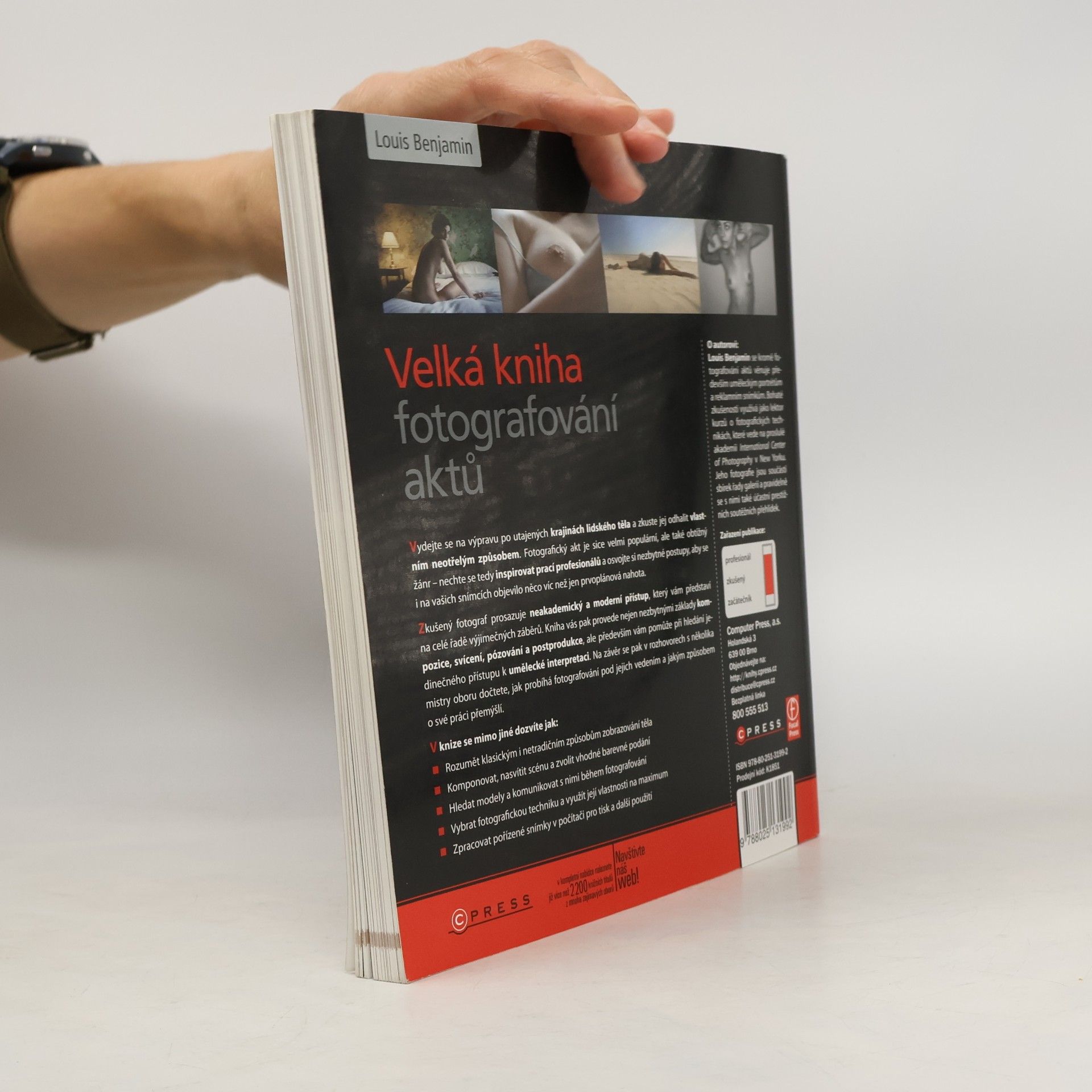 Louis Benjamin Velká kniha fotografování aktů : praktické postupy a umělecká inspirace